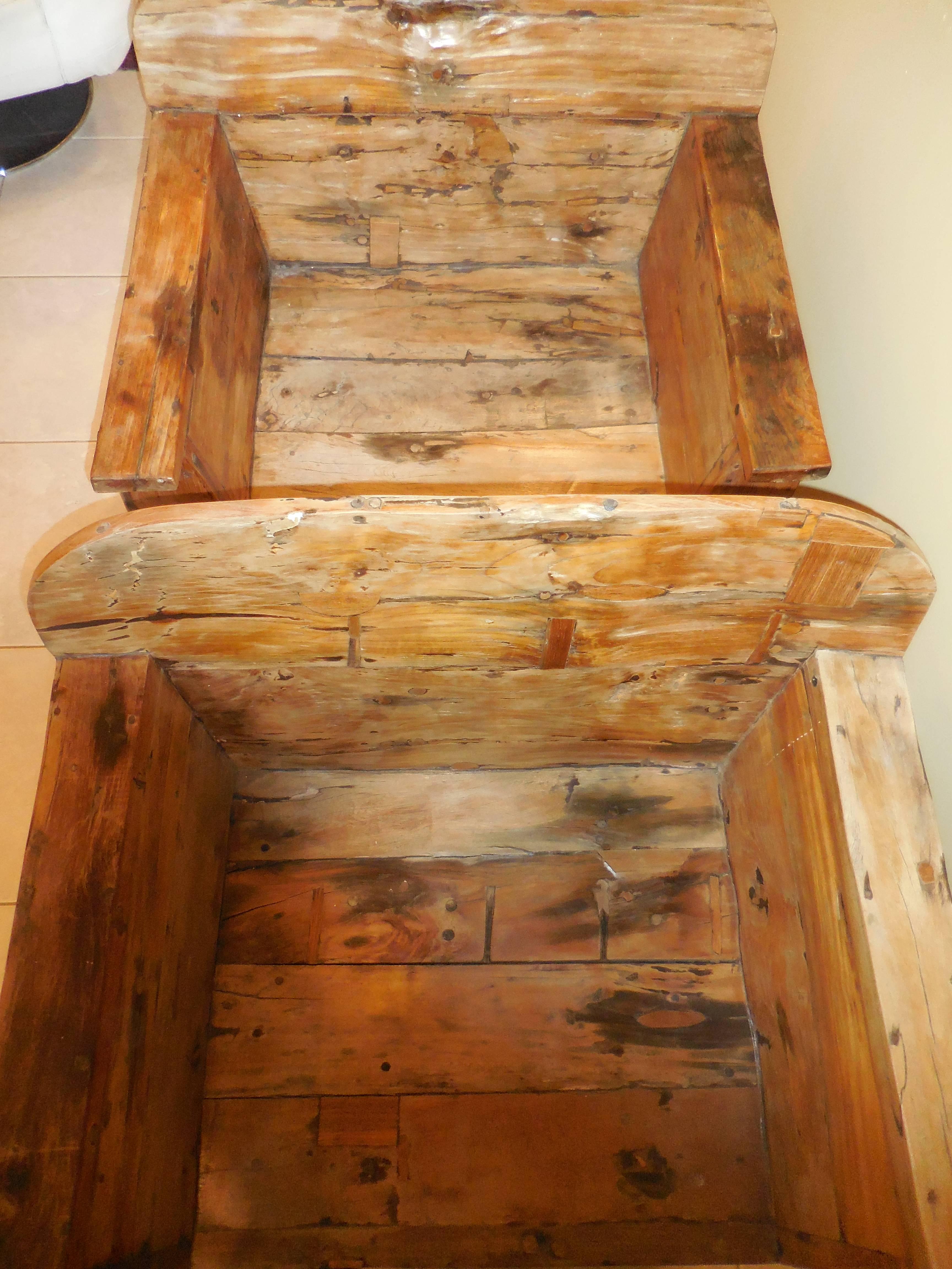 Pair of Exceptional carved Wood Armchairs 3