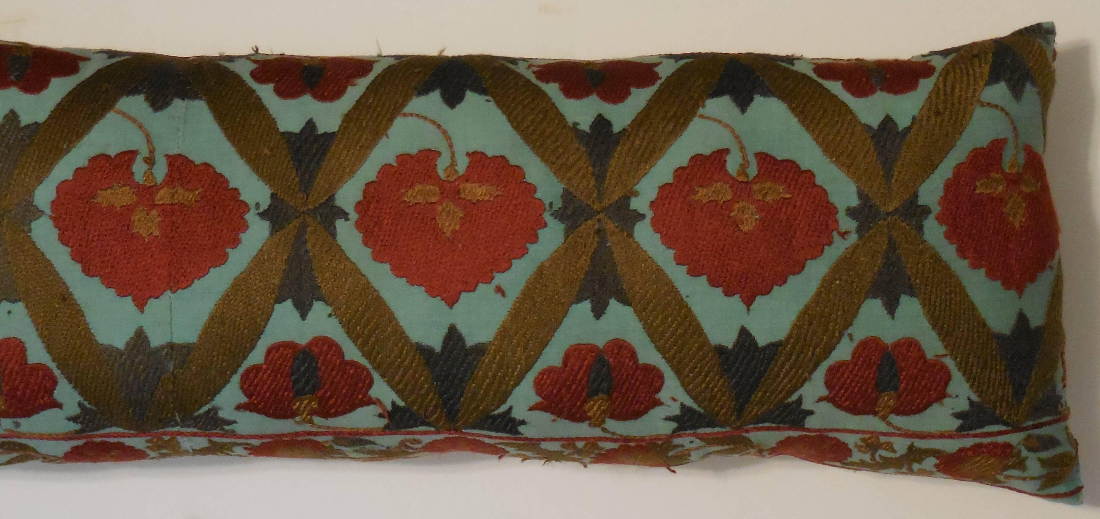 Azerbaijani Pair of Suzani Embroidery Pillows