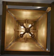 Large Brass Hanging Lantern