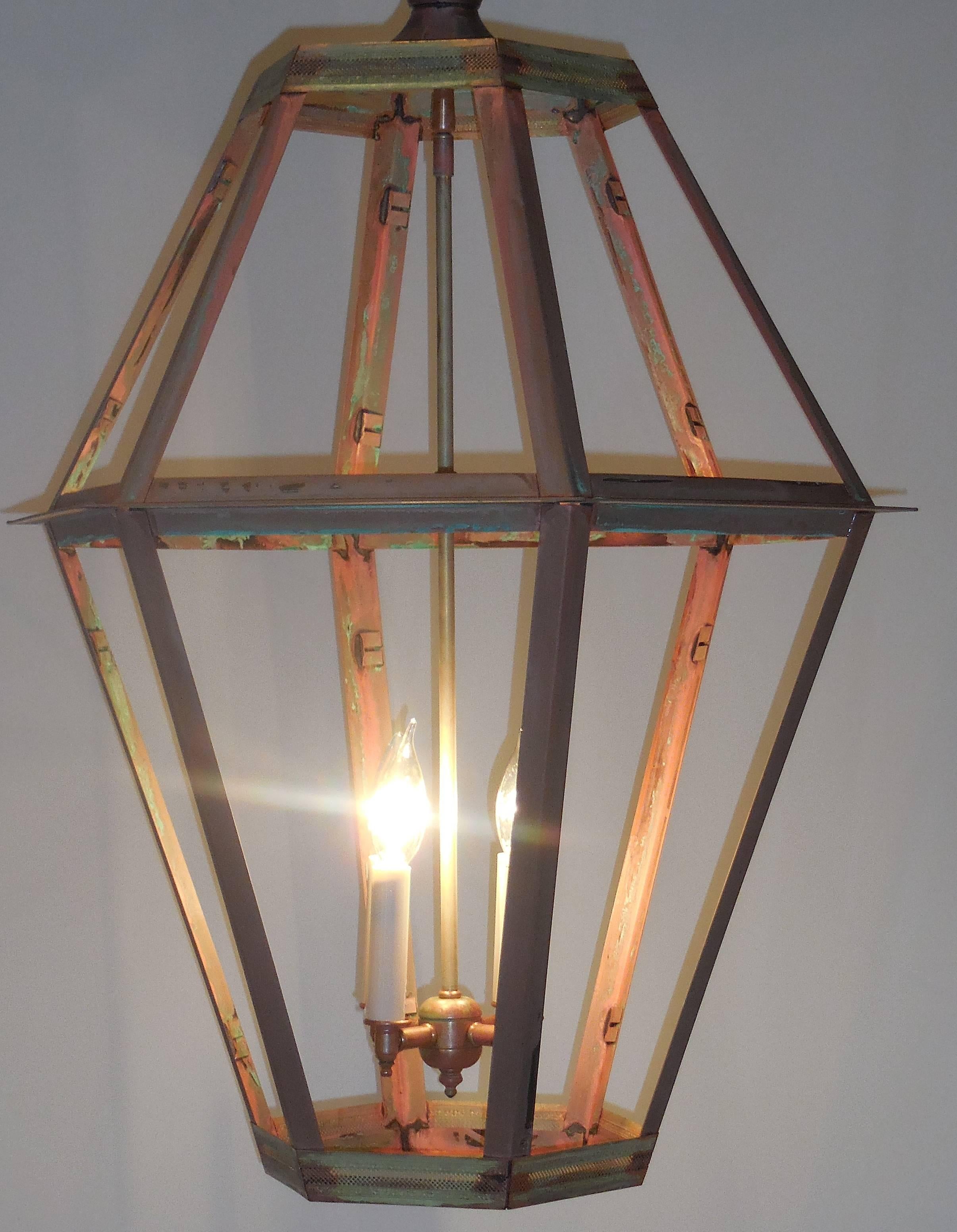 American Large Copper Lantern