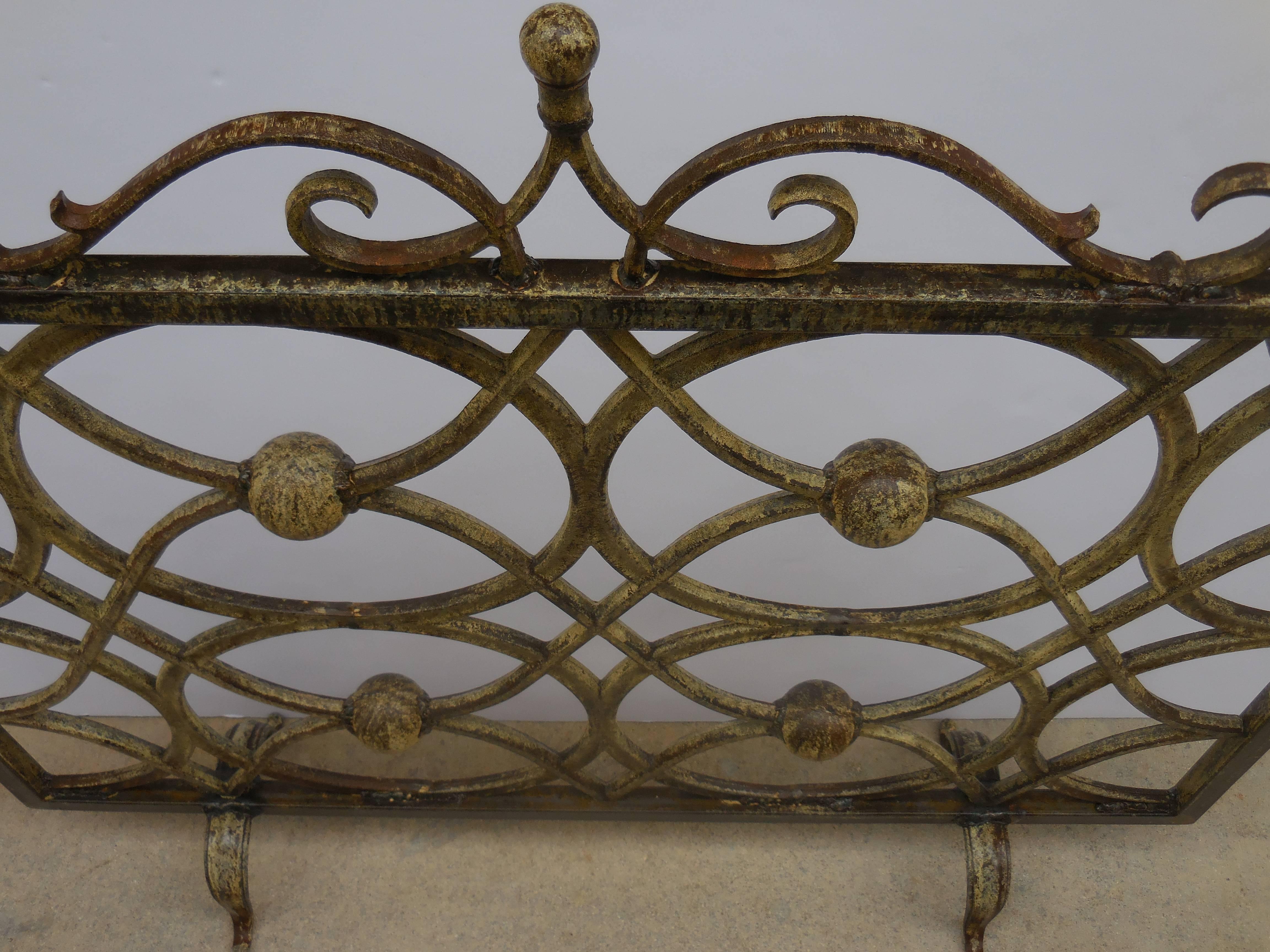 Iron Fireplace Screen 4