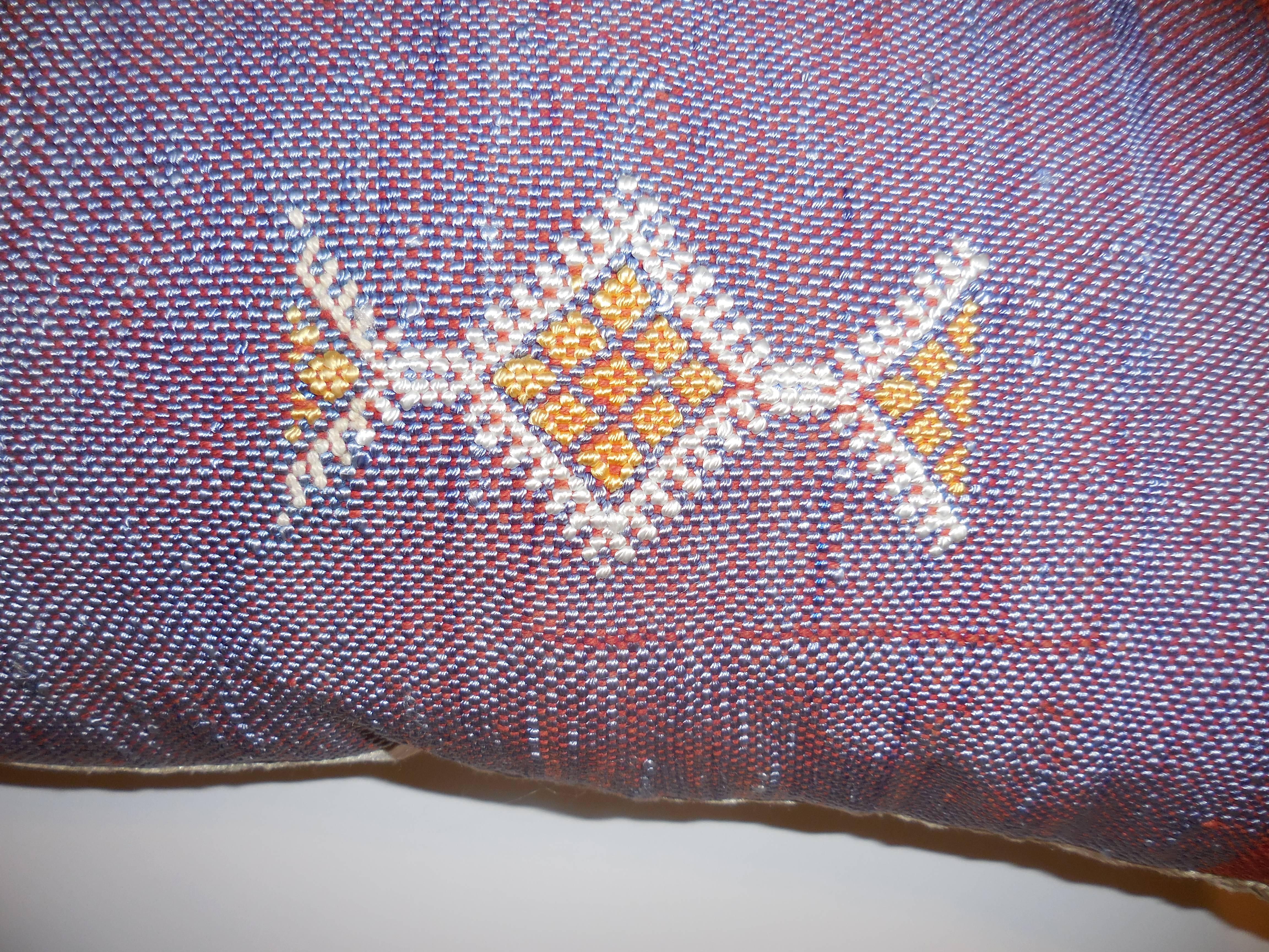 Pair of Abstract Handwoven Pillows 4