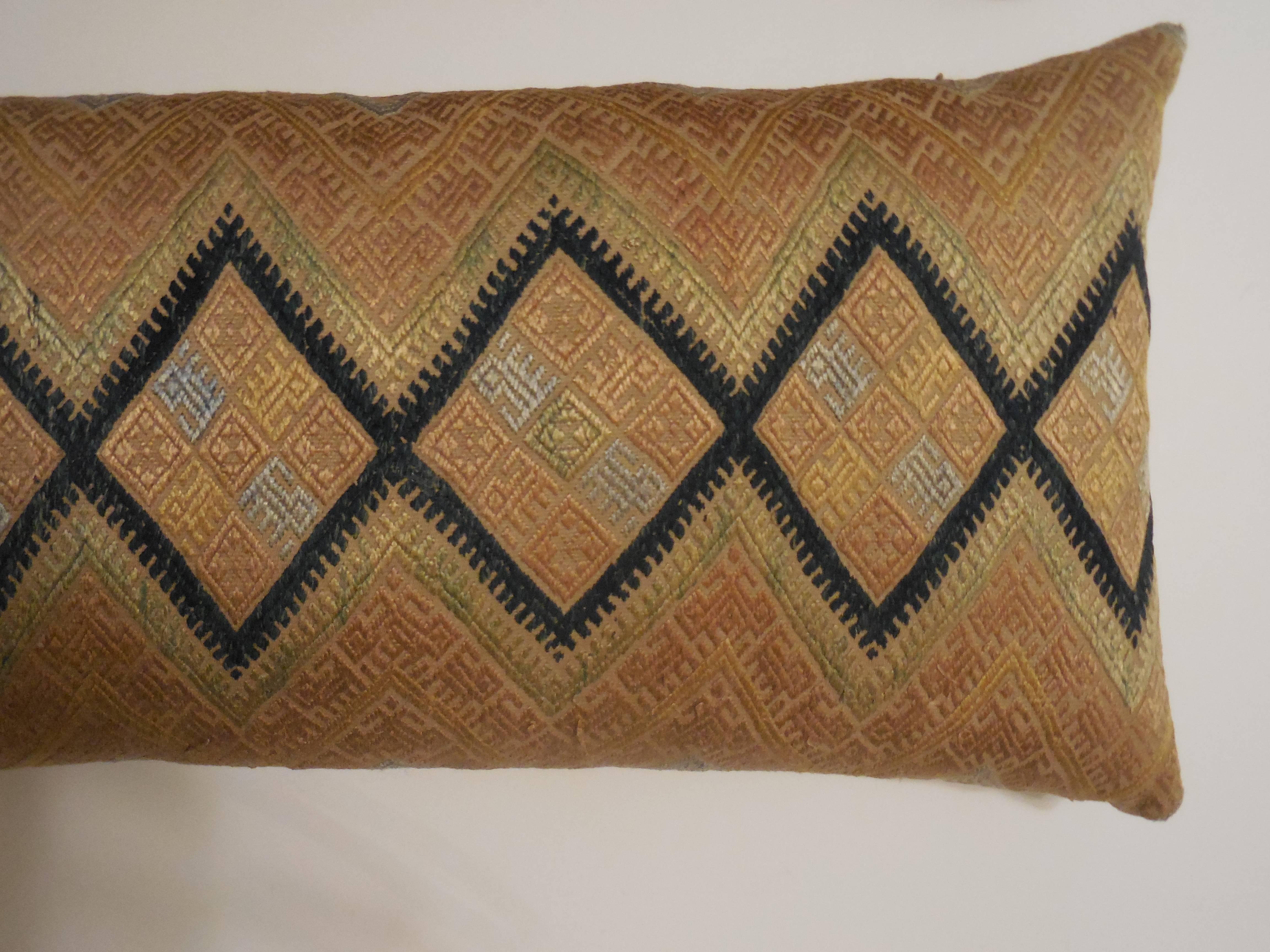 Late 19th Century Pair of Antique Suzani Fragment Pillows 