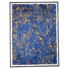 Vintage Original Abstract Expressionist Painting by John Frates