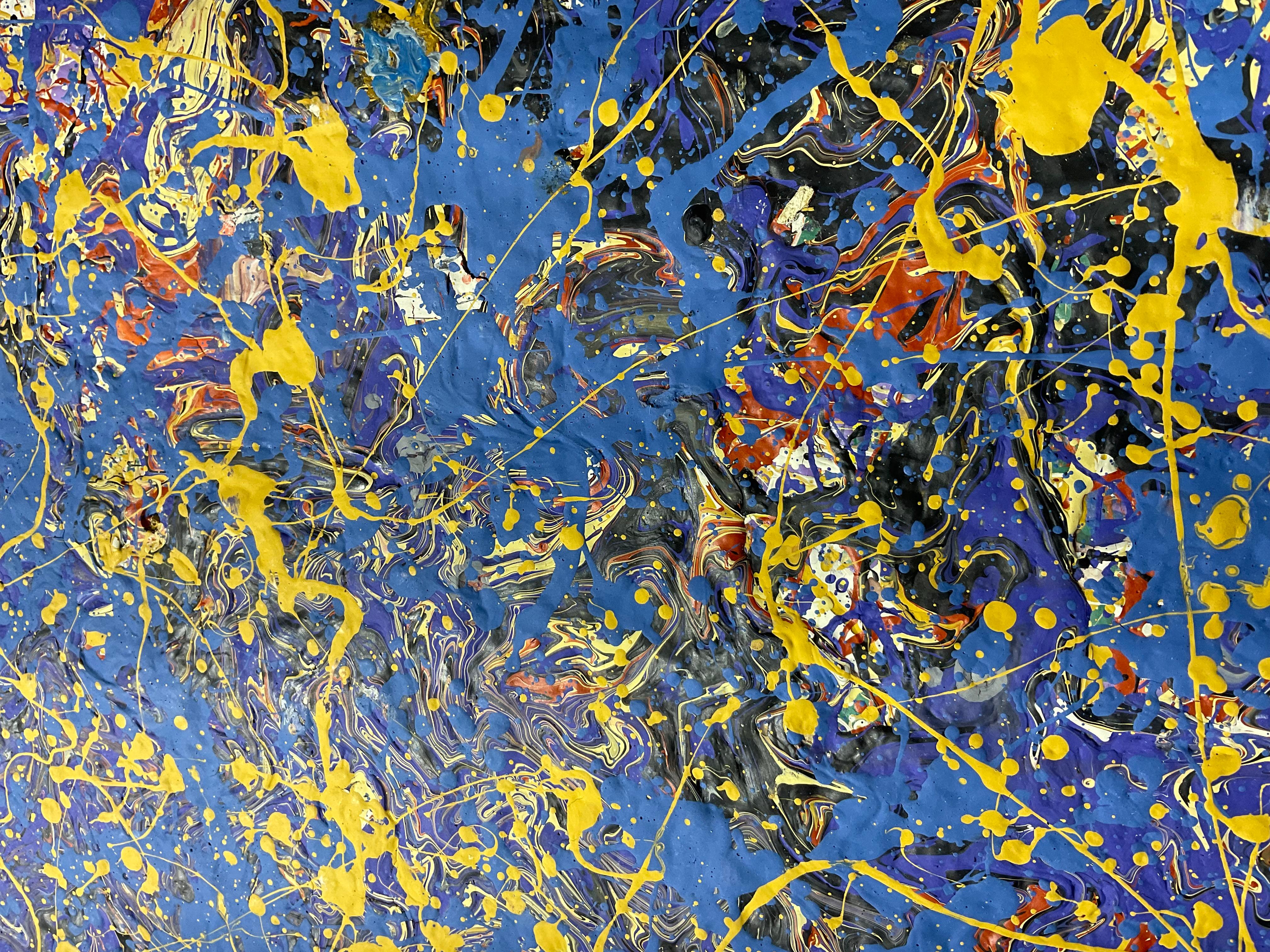 Abstraktes expressionistisches Originalgemälde von John Frates im Angebot 3