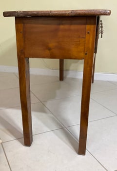 Antique Farmhouse Console Table Handcrafted Rustic Credenza Vintage Country