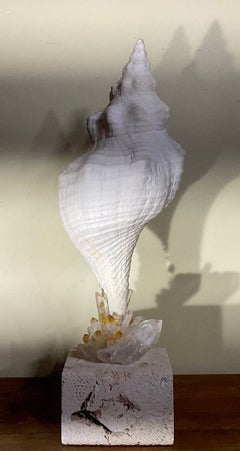 Handcrafted Marine & Mineral Sculpture by Joseph Malekan
