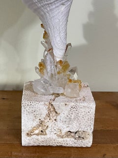 Sculpture marine et minérale réalisée à la main par Joseph Malekan