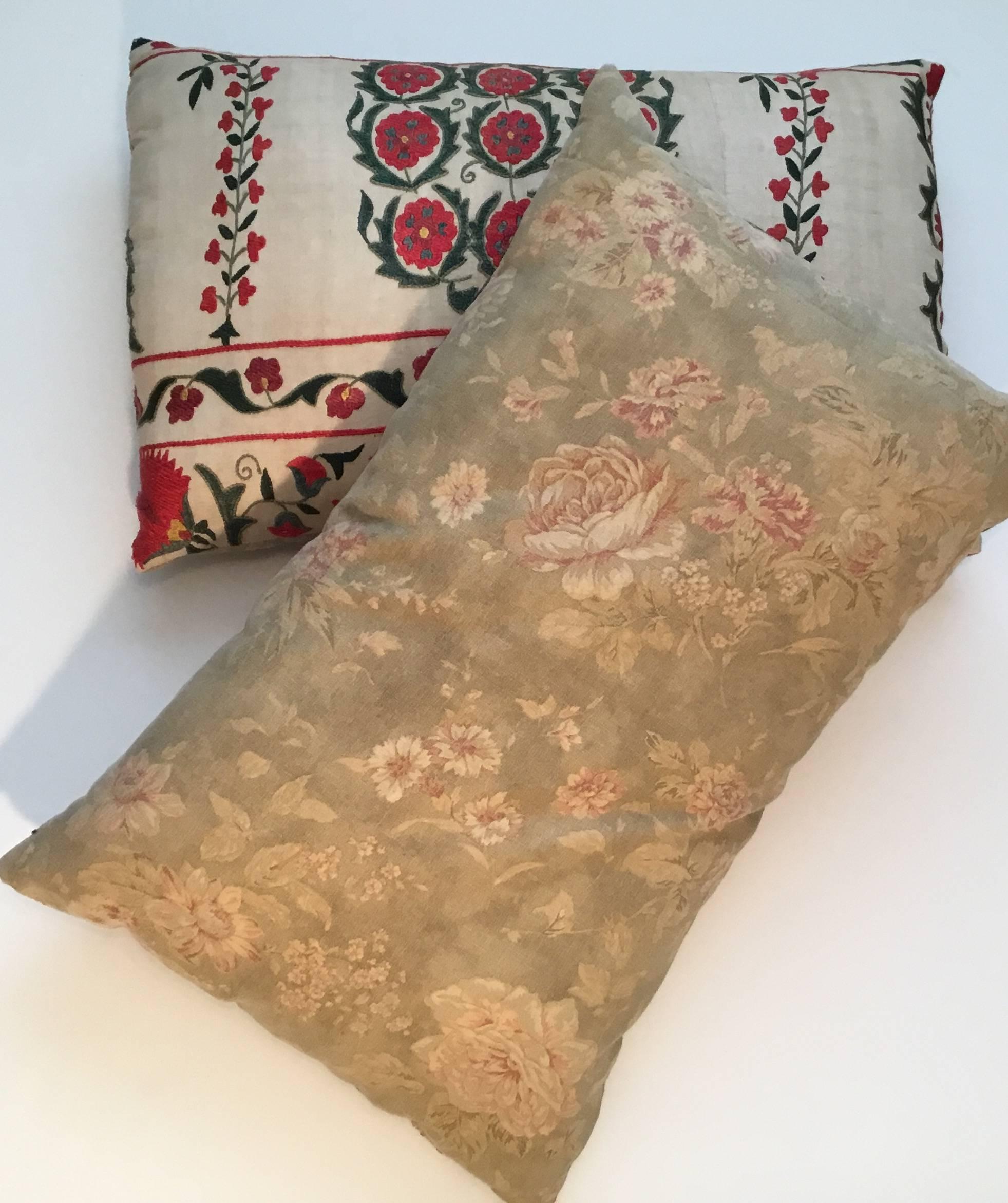 Pair of Vintage Suzani Pillows 4