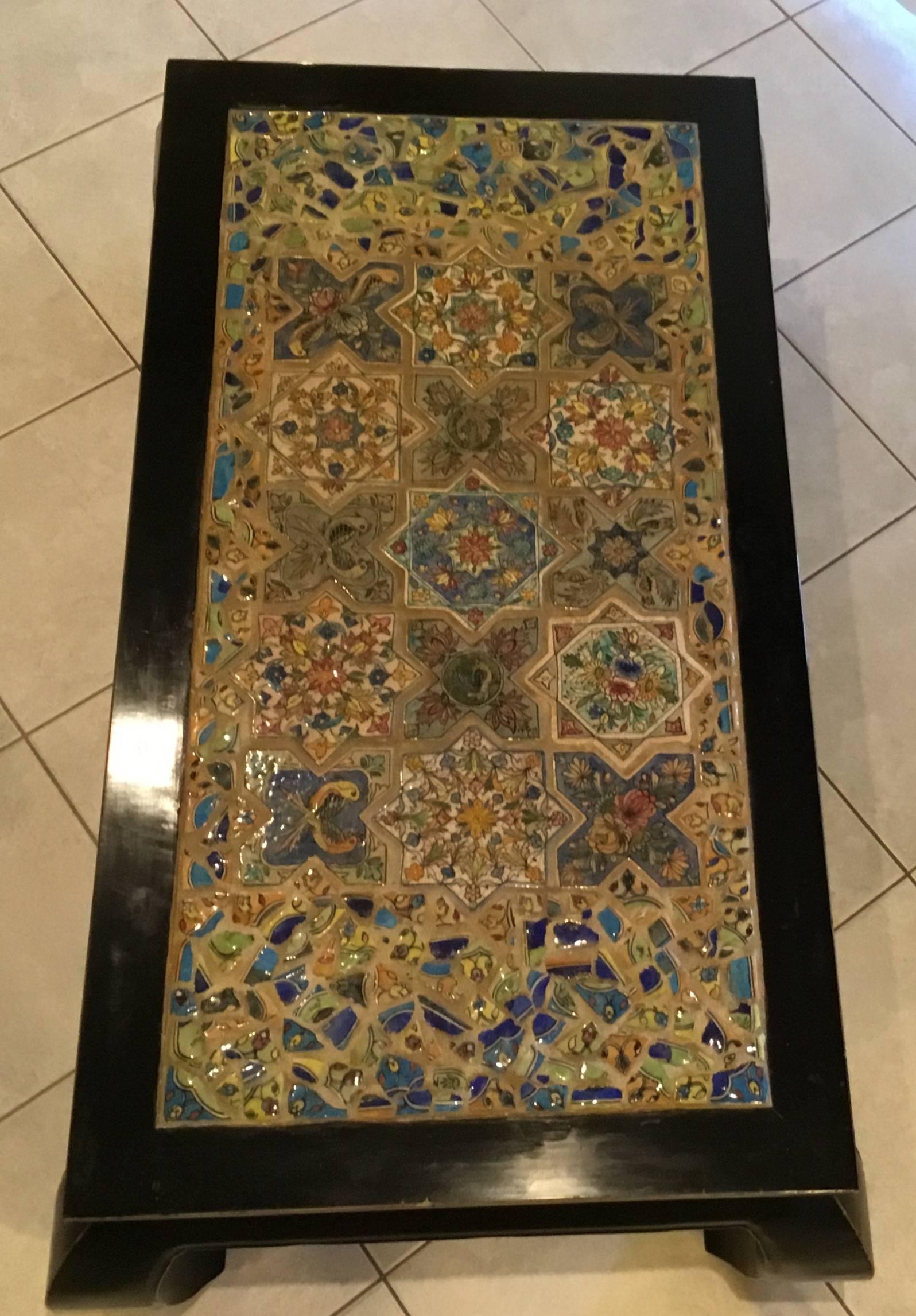 Large Persian Tile Coffee Table 3