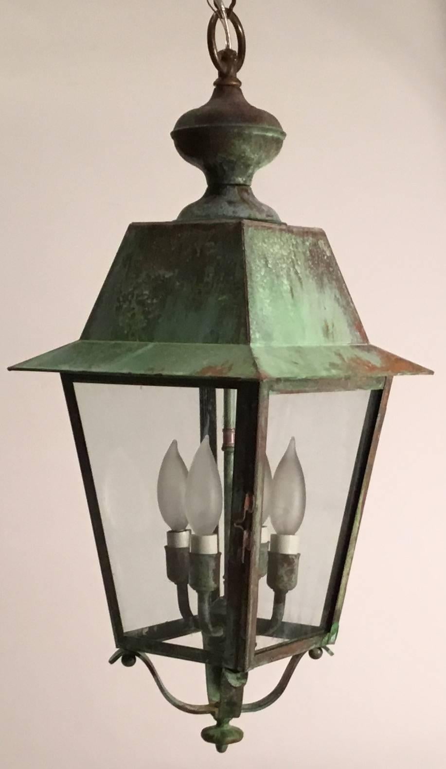 Brass Vintage Wall Hanging Lantern 