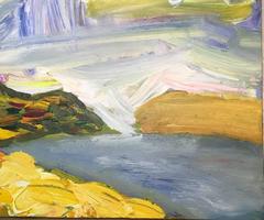 Original Summer Landscape Painting by Andrey Bogoslowsky