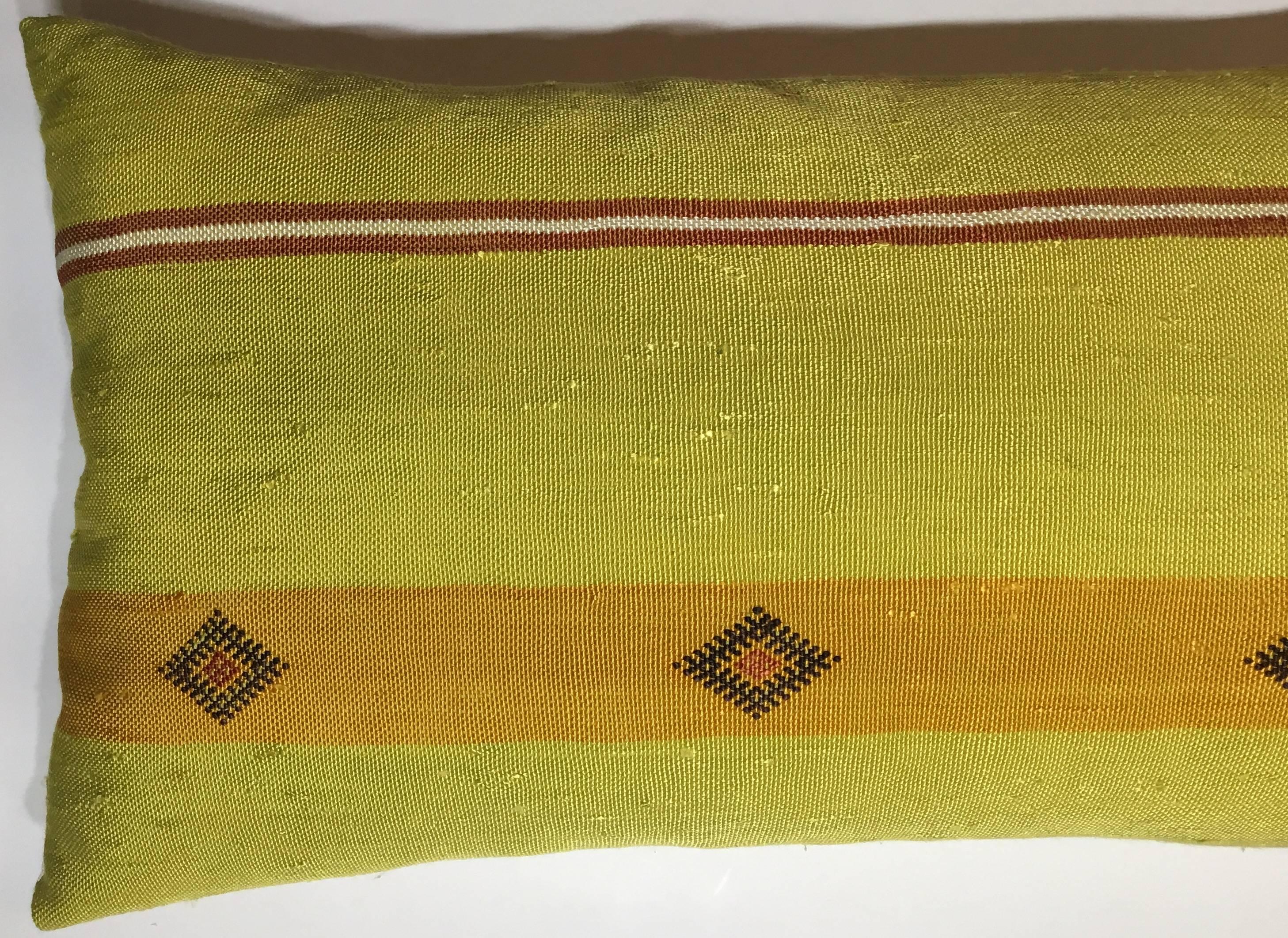 Moroccan Cactus Silk Handwoven Pillow