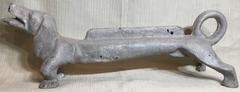 20th Century American Cast Iron Dachshund Dog Door Stop