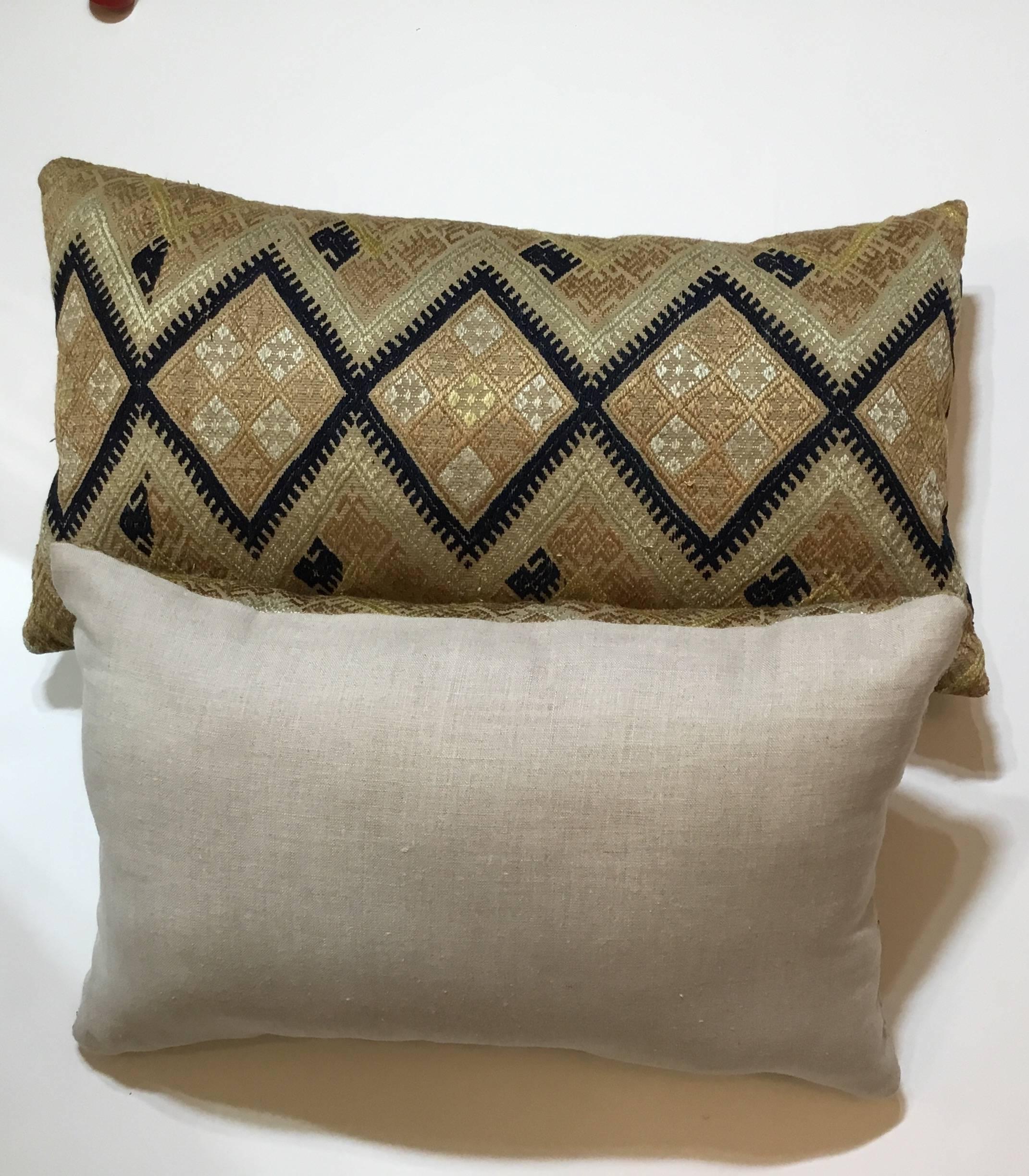 Pair of Vintage Hand Embroidery Suzani Pillows 1
