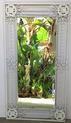 Elegant Hand Twisted Wrought Iron Mirror