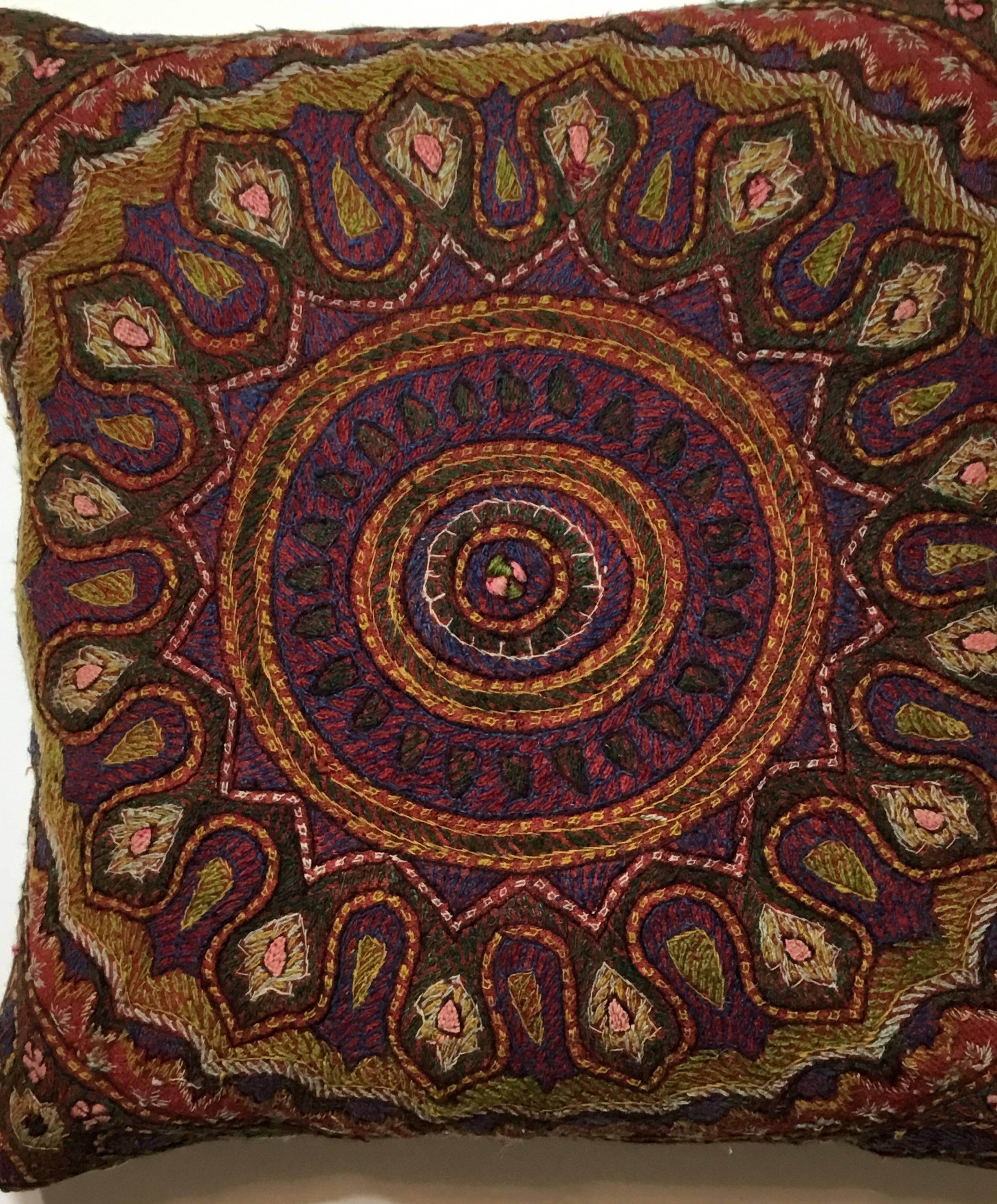 Hand Embroidery Persian Suzani Pillow 2