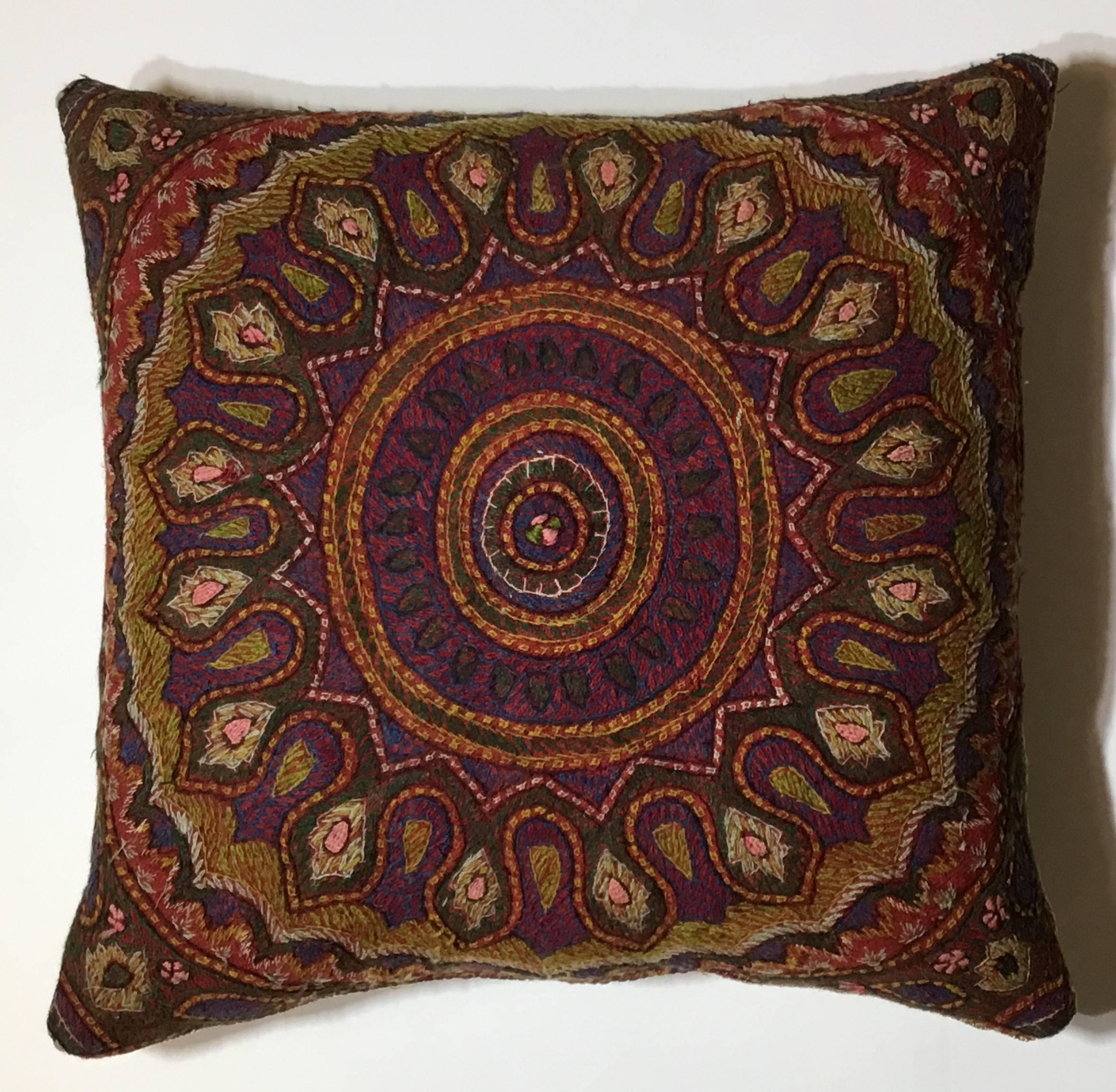 Hand Embroidery Persian Suzani Pillow 4