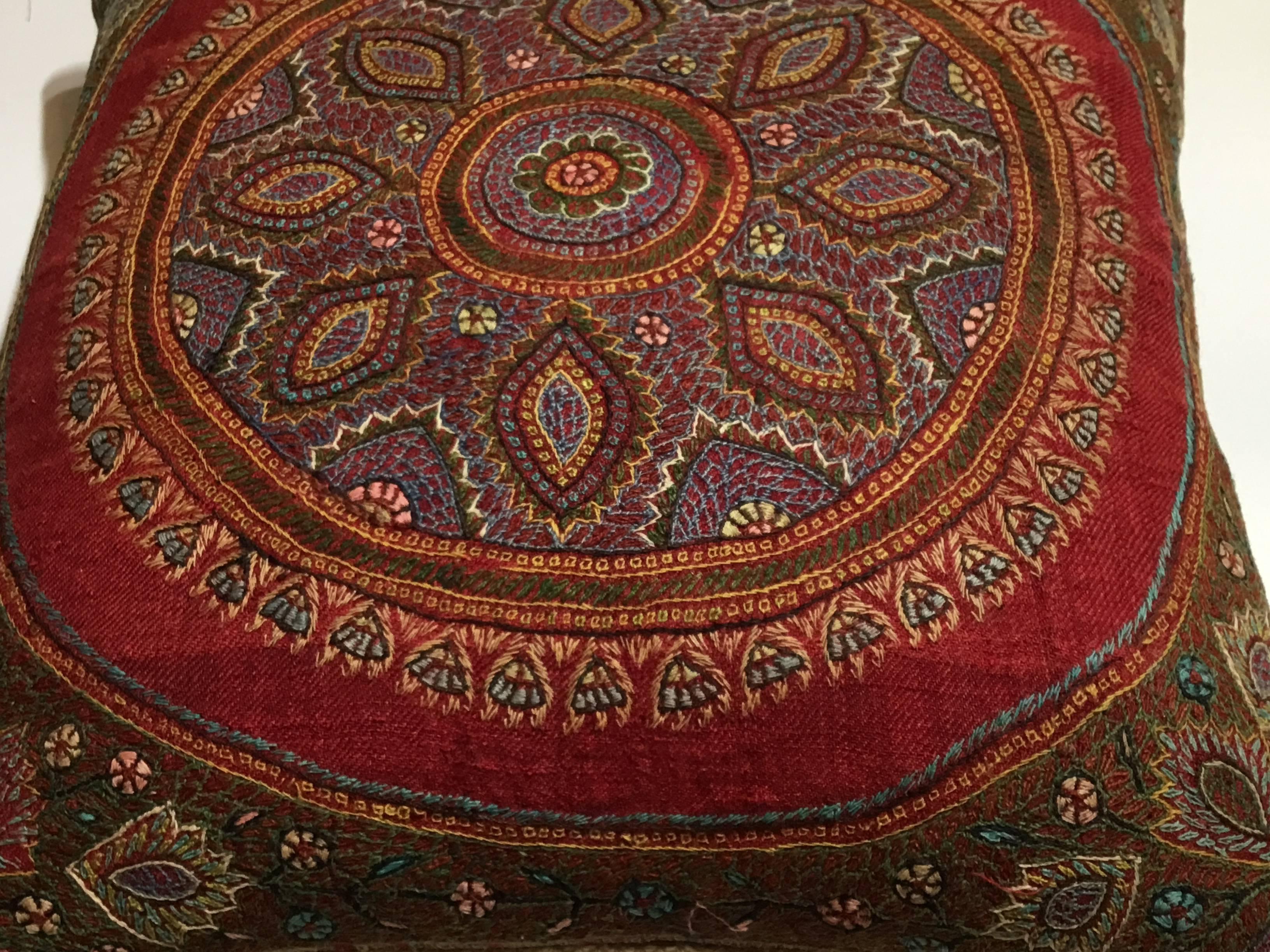 Hand Embroidery Persian Suzani Pillow 4