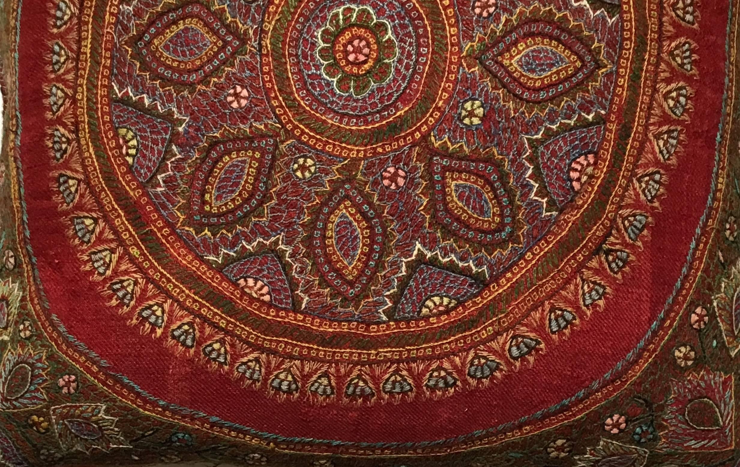 Hand Embroidery Persian Suzani Pillow 1