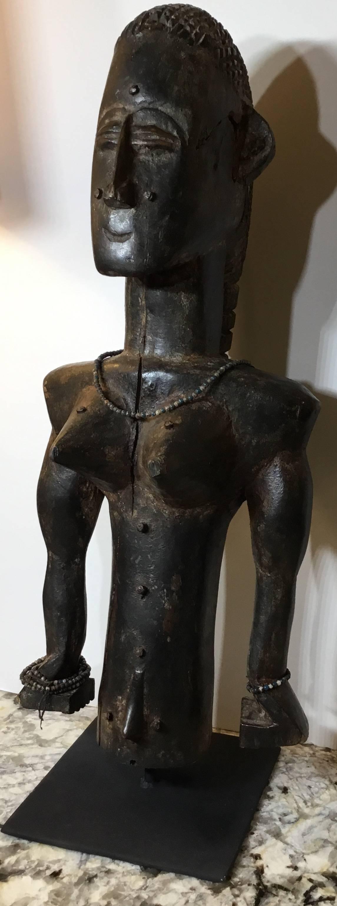 Unknown Male Warrior Figure from the Ivory Coast