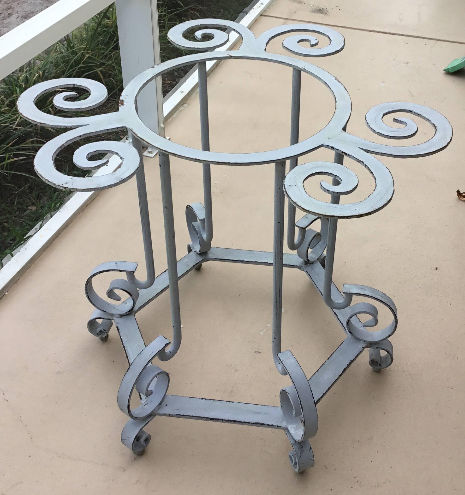 Iron Spiral Top Centre Table 2