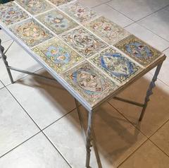 Iron Persian Tile Coffee Table