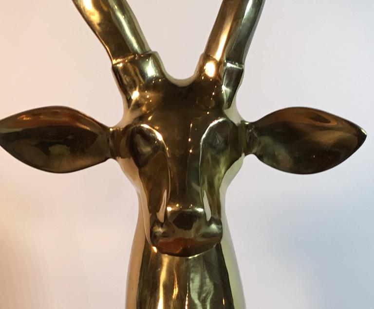 Brass Deer Head at 1stDibs brass stag head, brass reindeer head