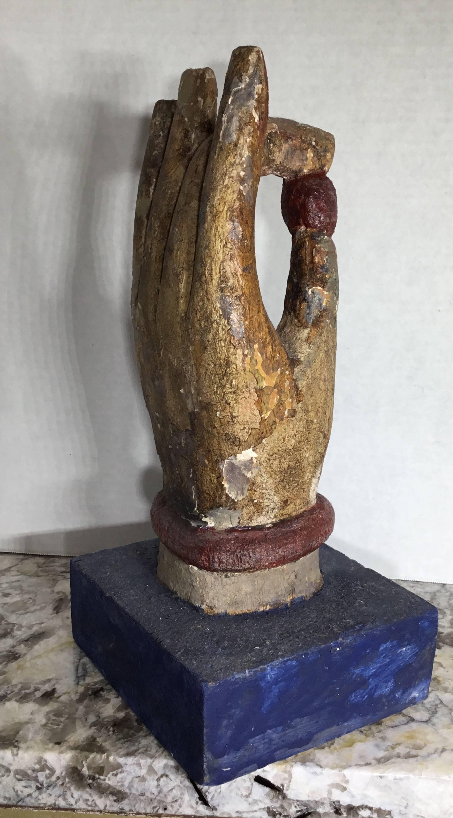 Chinese Wood Carving of Buddha Hand 2