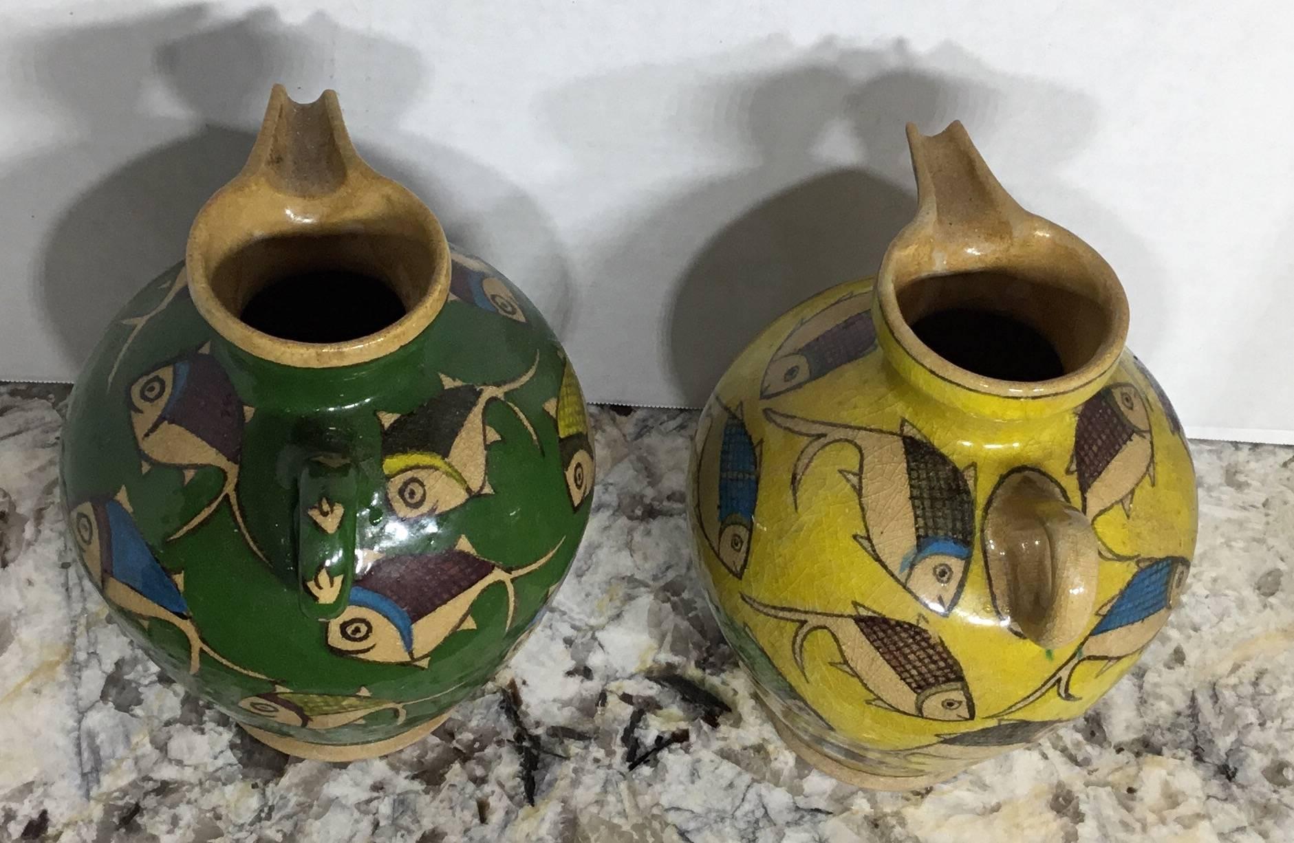 Pair of Persian Ceramic Vessel 1
