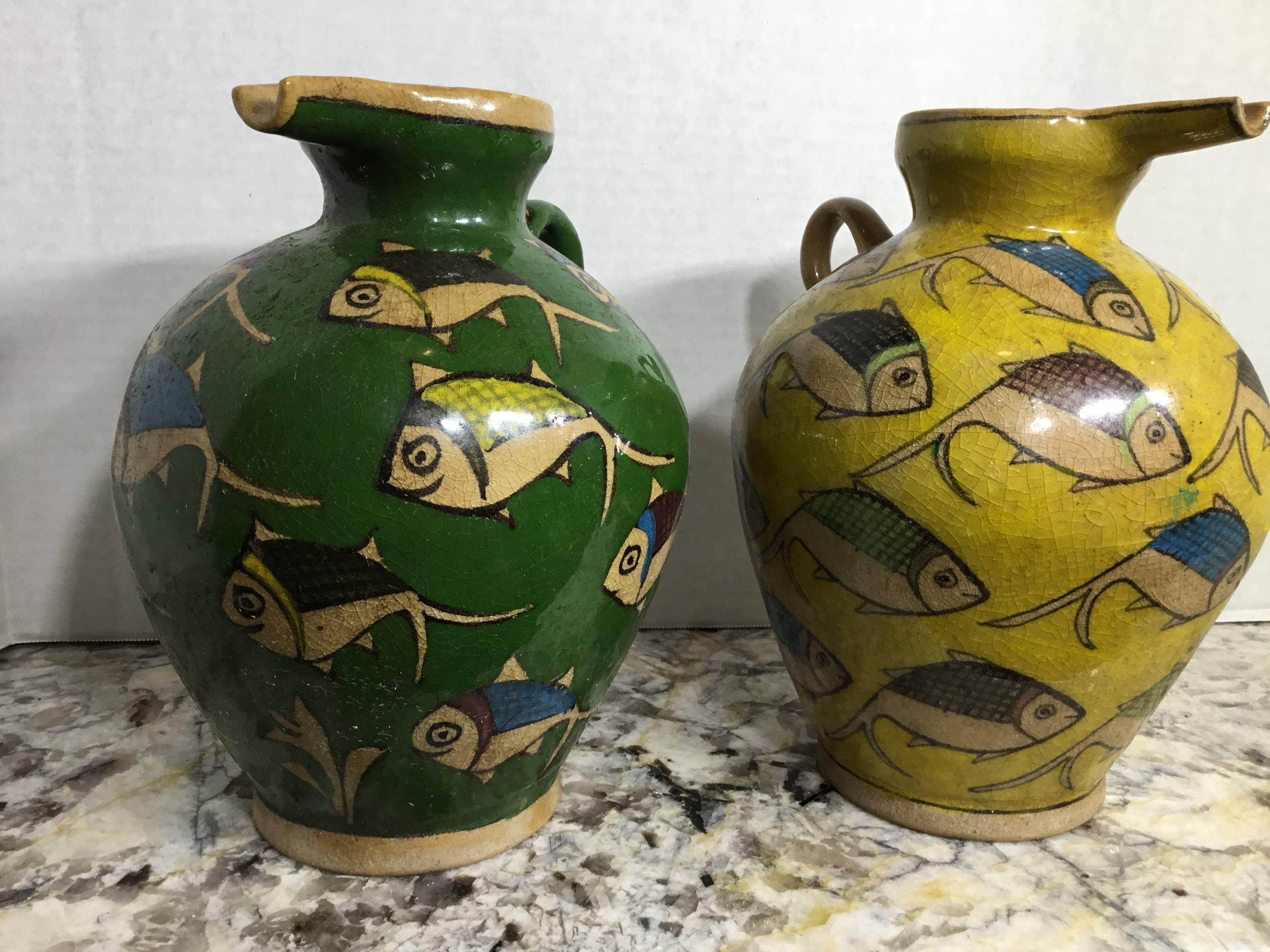Pair of Persian Ceramic Vessel 3