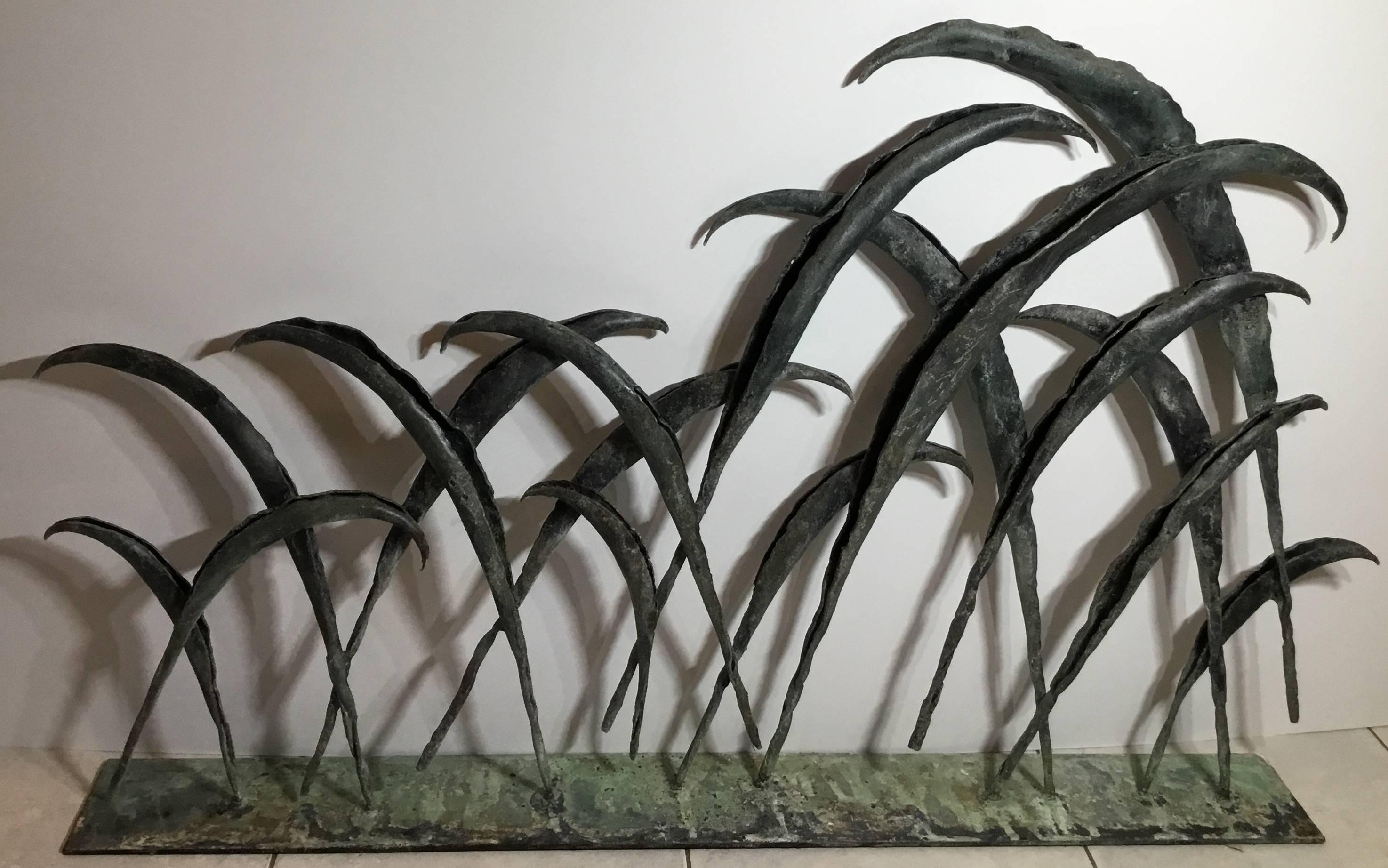 Steel One of a Kind Mid-Century Fireplace Screen