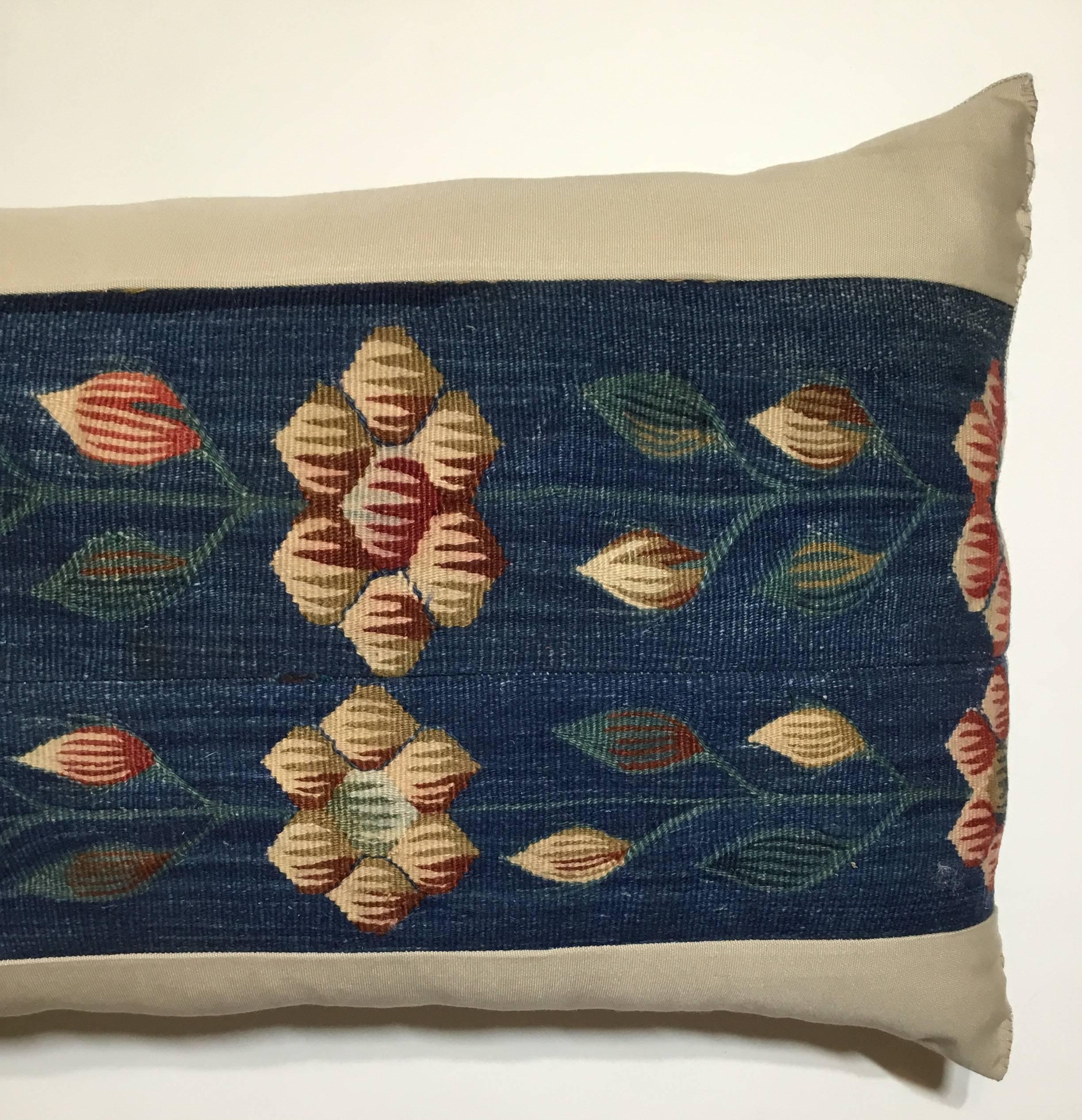 Unknown Vintage Handwoven Long Pillow