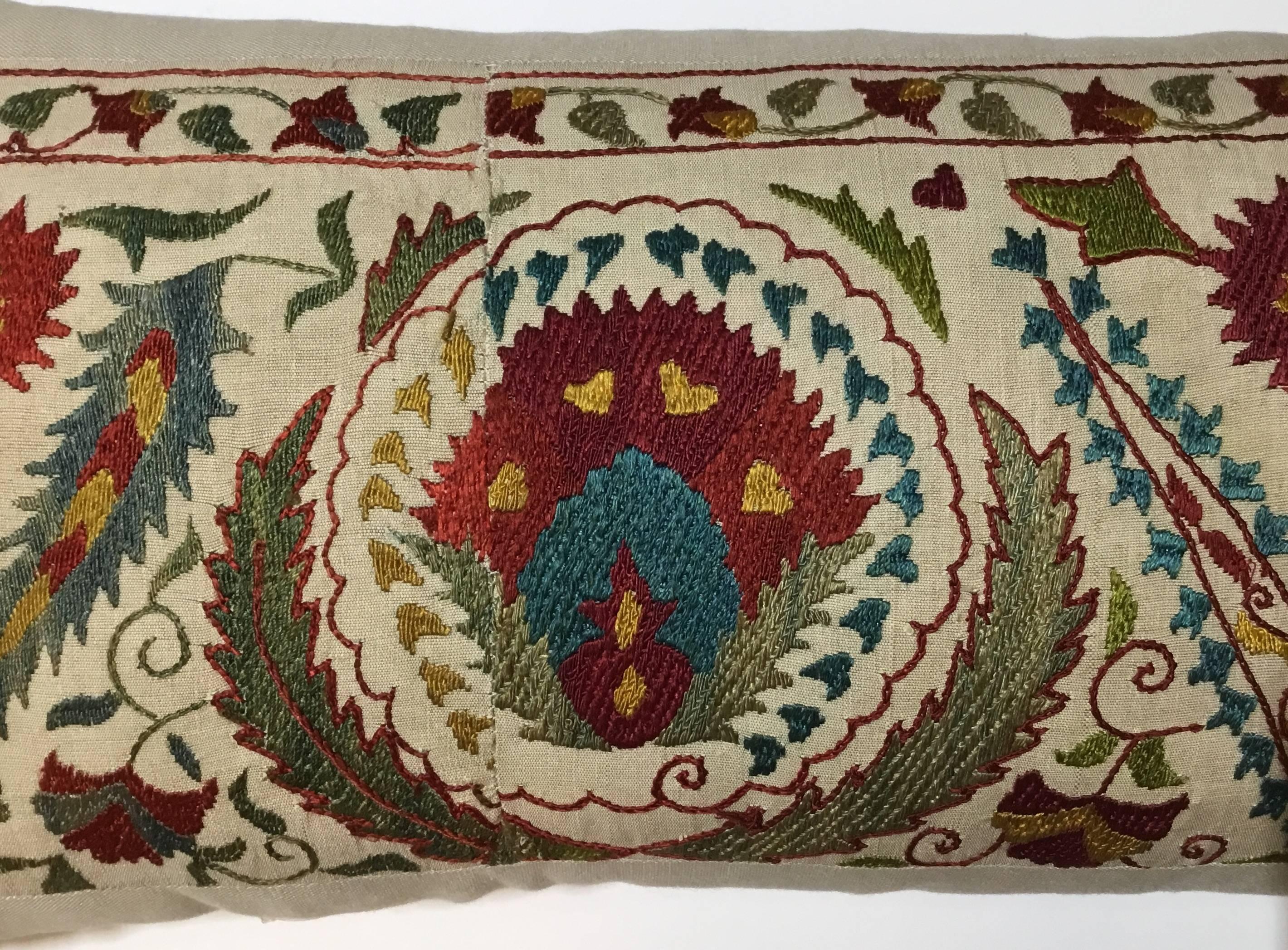 Cotton Pair of Suzani Pillows