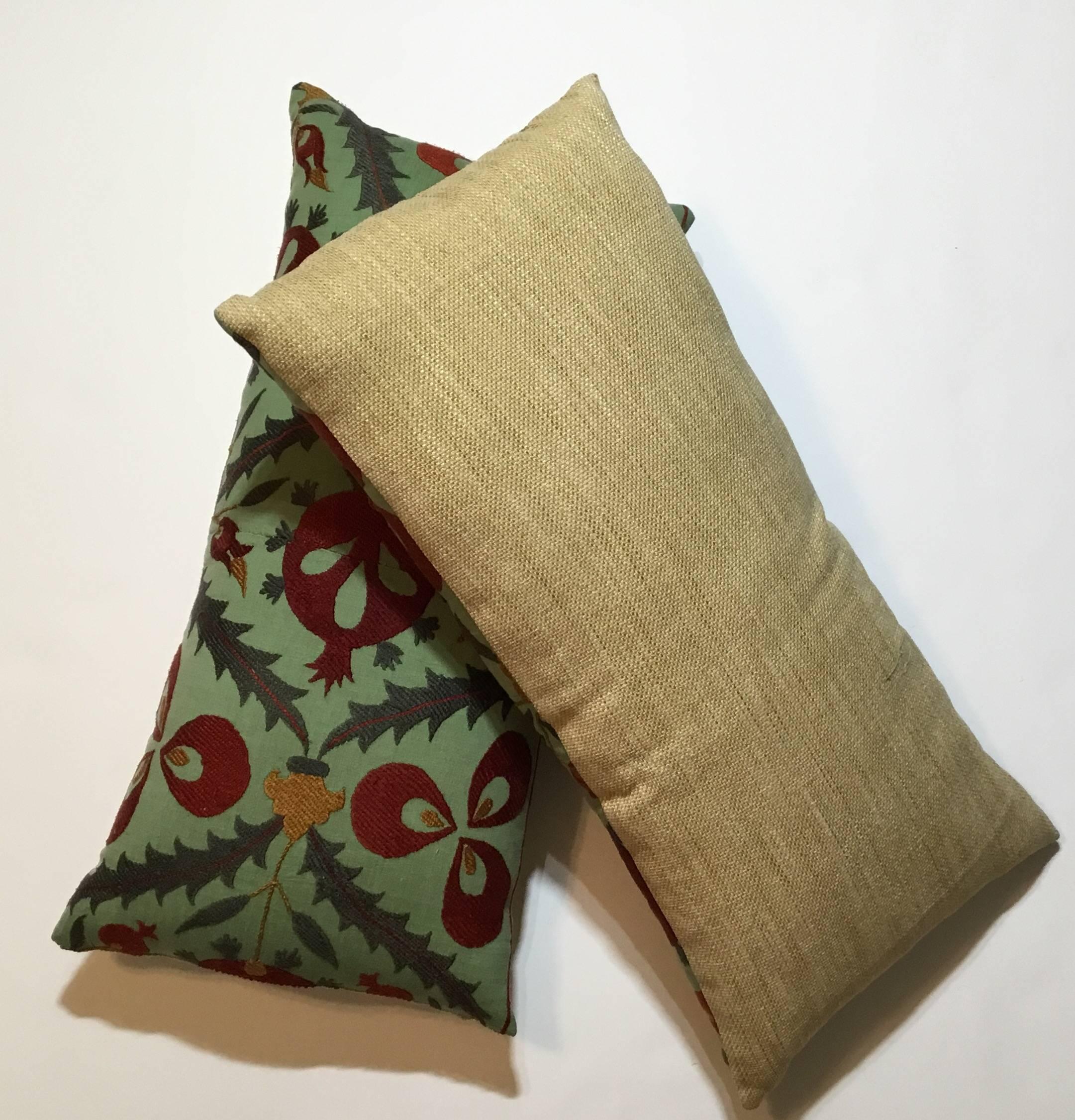 Pair of Hand Embroidery Suzani Pillows 4