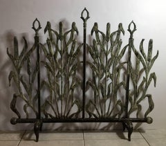 Cat Tail Fireplace Screen