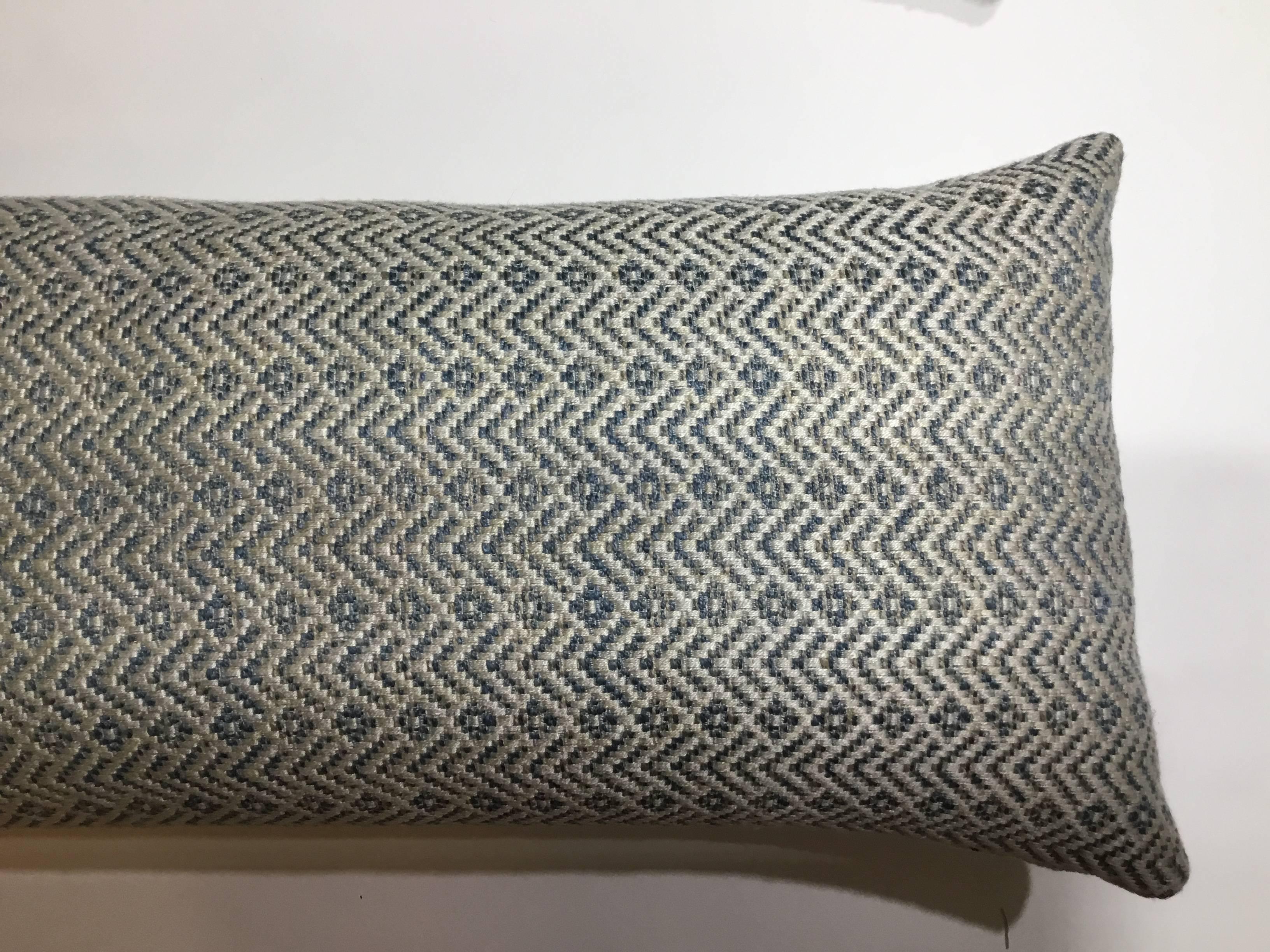 Cotton Pair of Geometric Motif Pillows