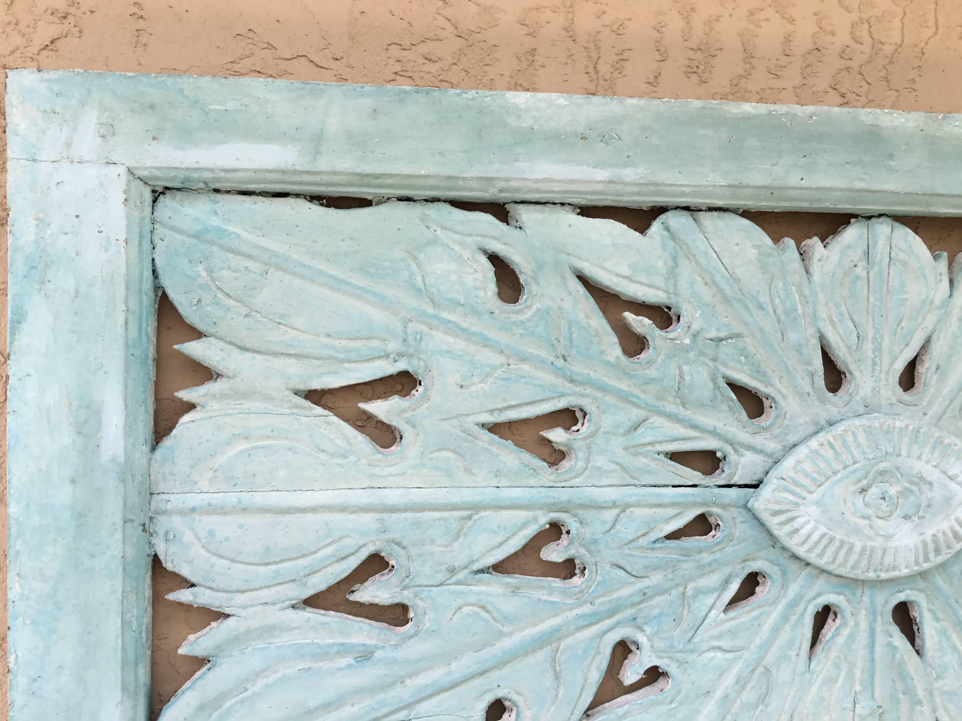 Antique Architectural Wood Hand Carving In Excellent Condition For Sale In Delray Beach, FL