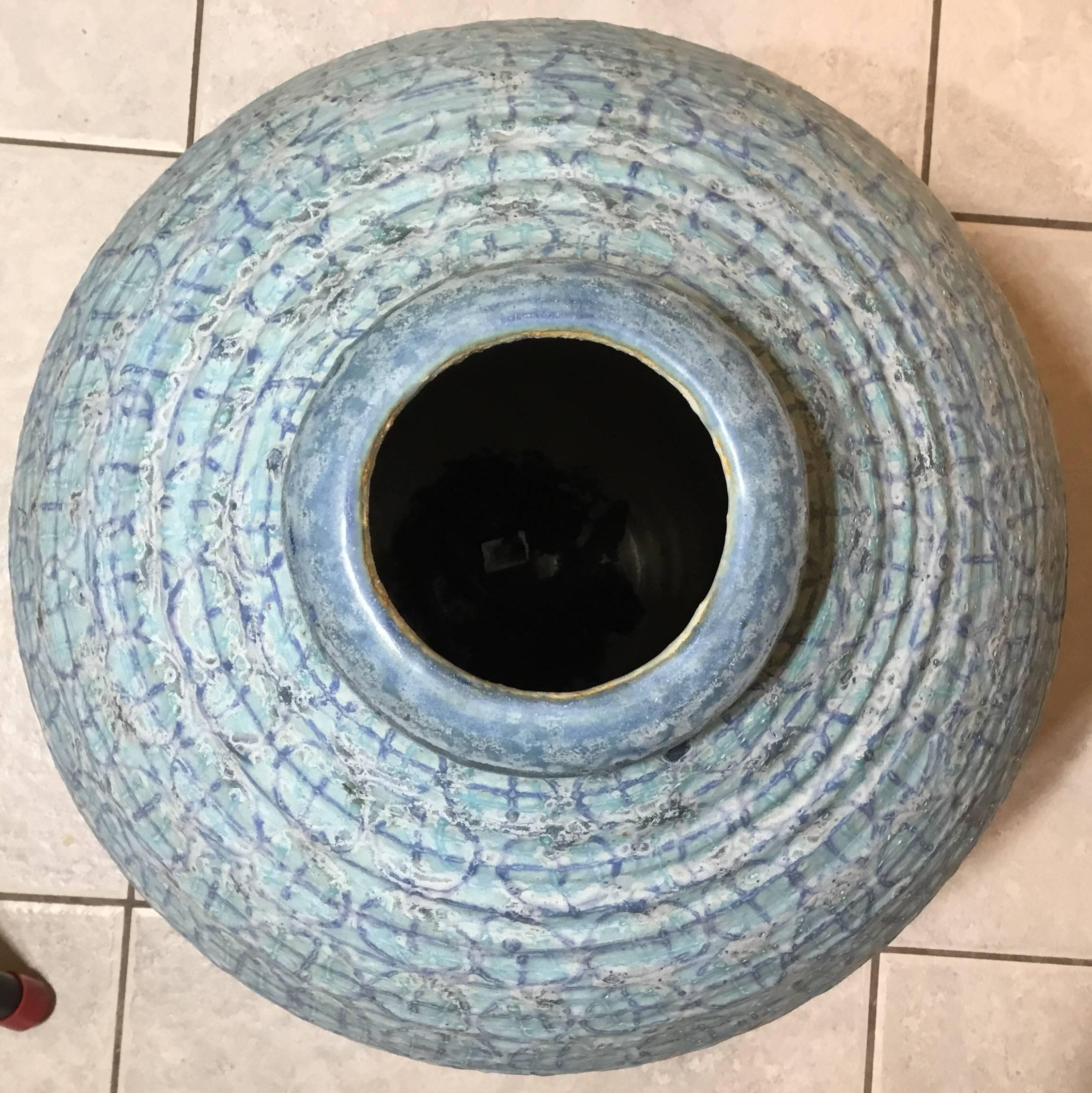 Midcentury Ceramic Vase For Sale 4