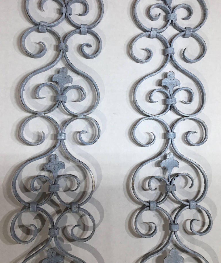 Pair of Wrought Iron Wall Hangings For Sale at 1stDibs iron wall