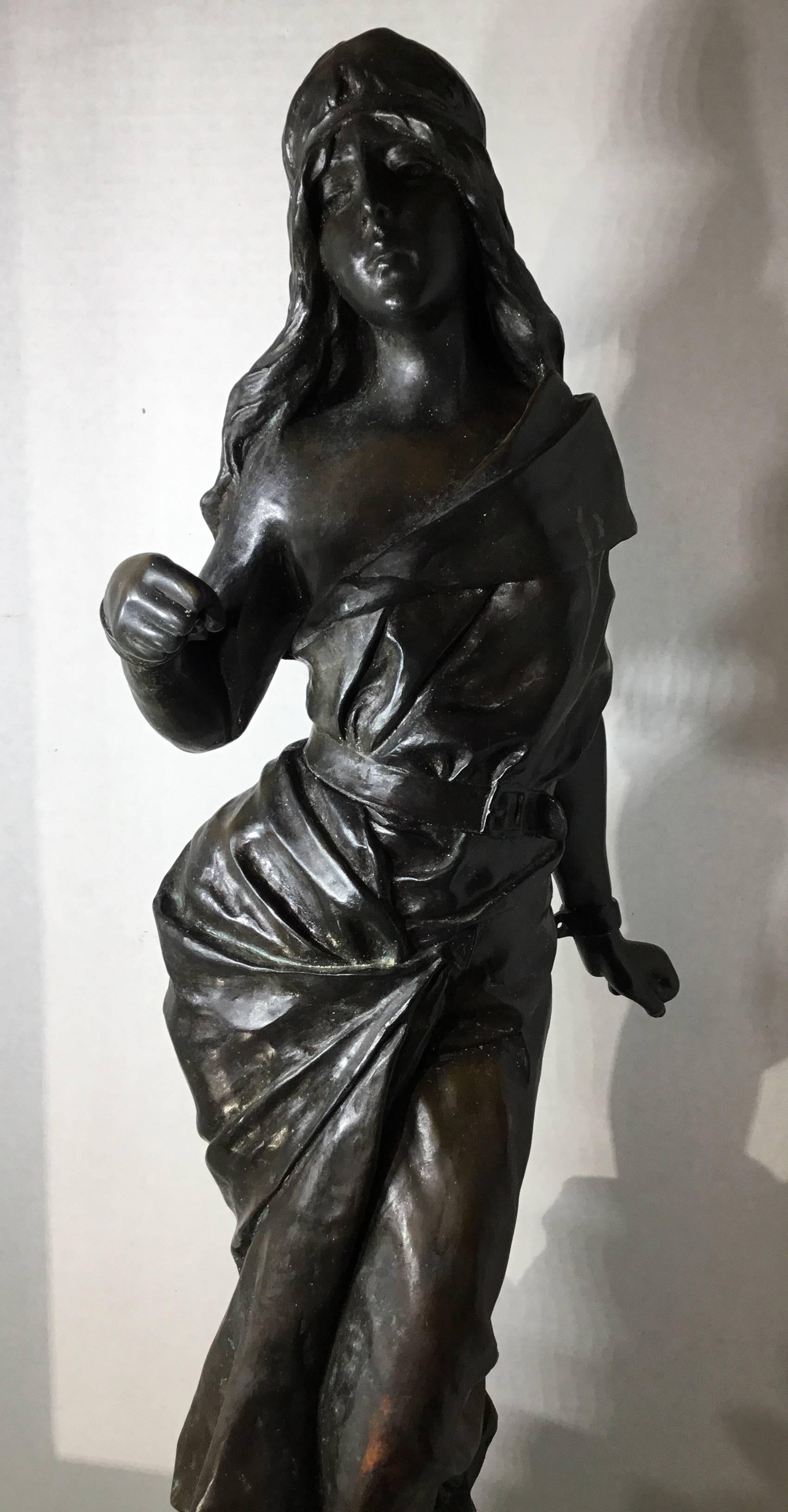 20ième siècle Emmanuel Villanis Bronze