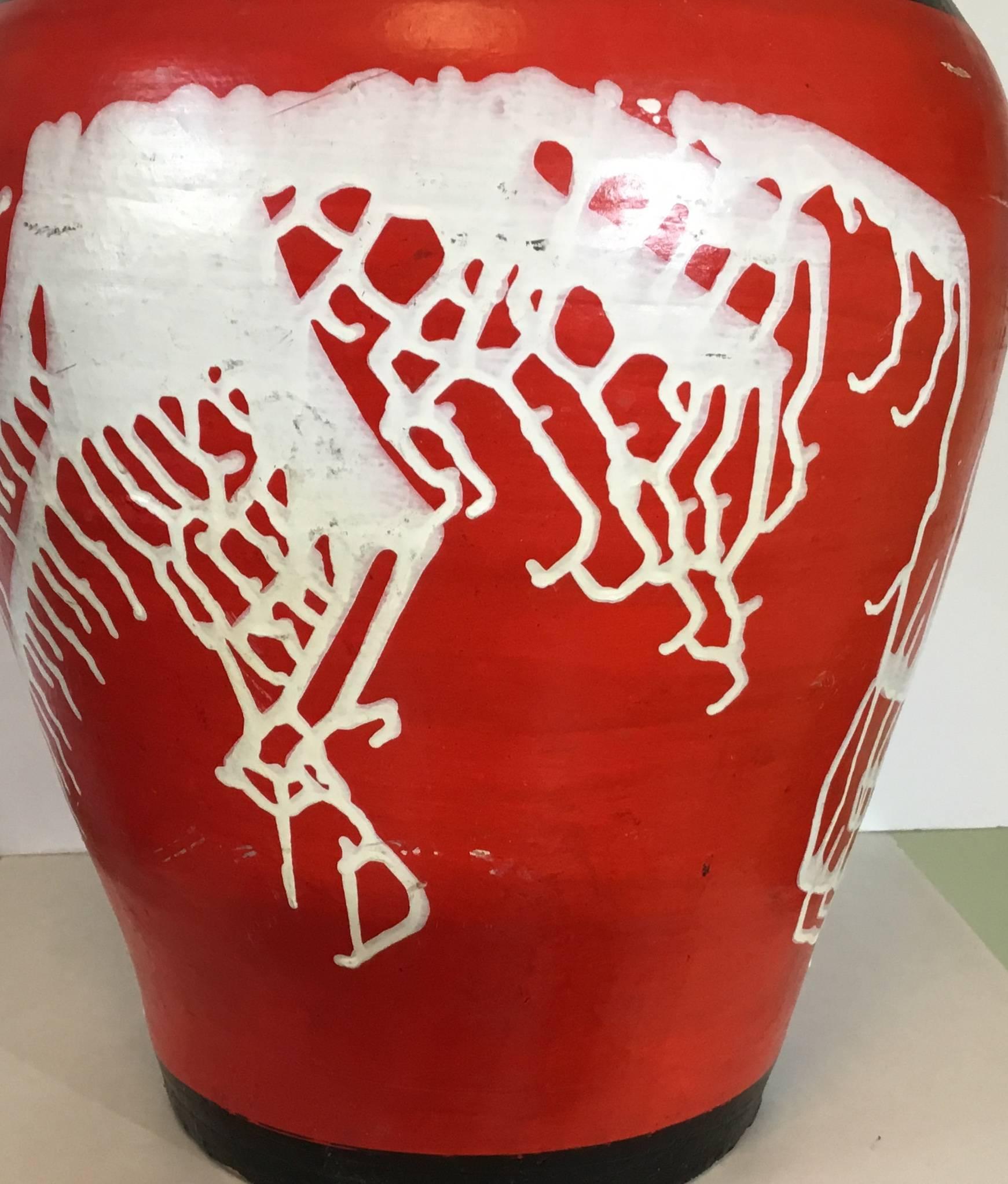 Hand-Painted Ceramic Vase 1