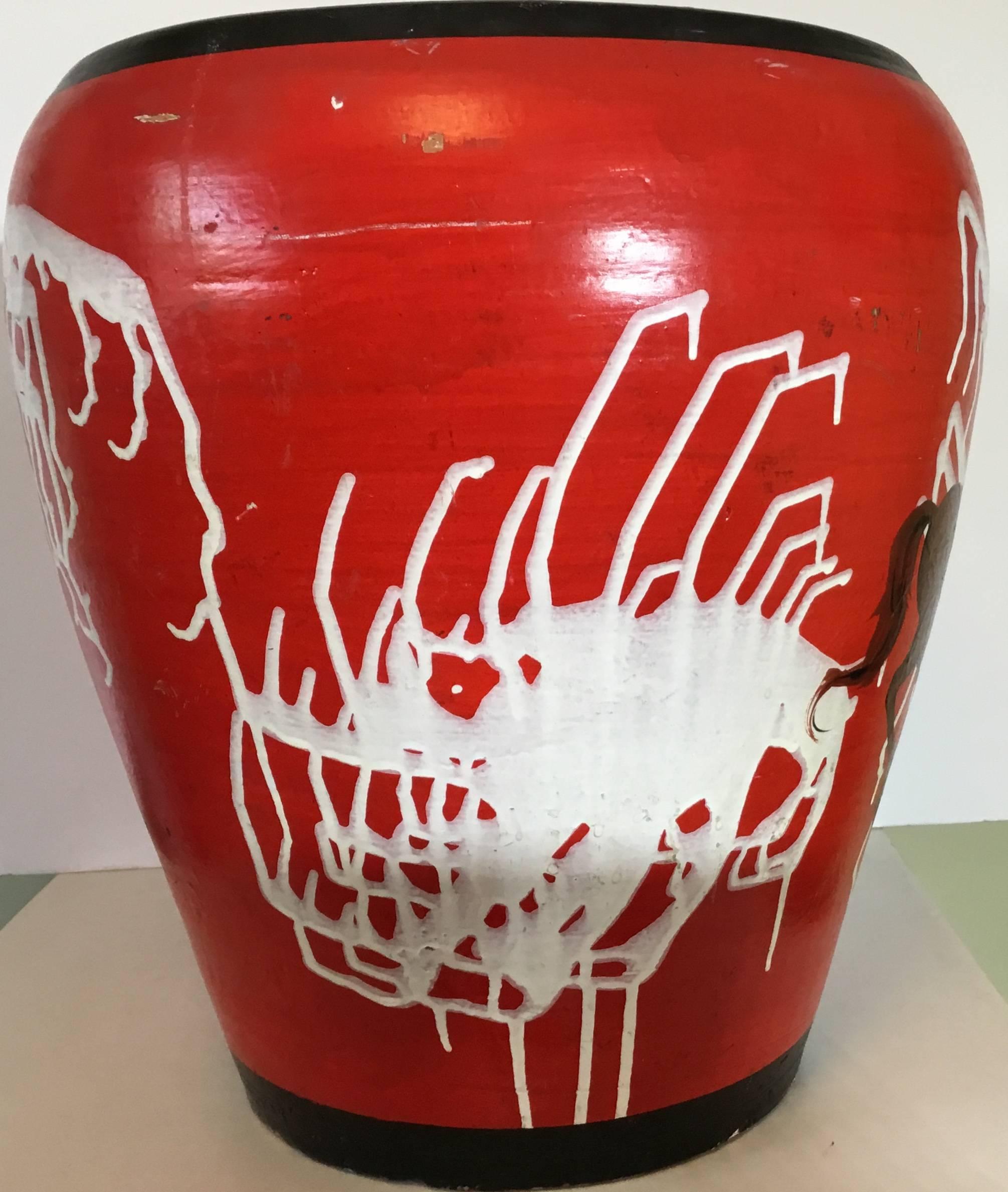 Hand-Painted Ceramic Vase 2