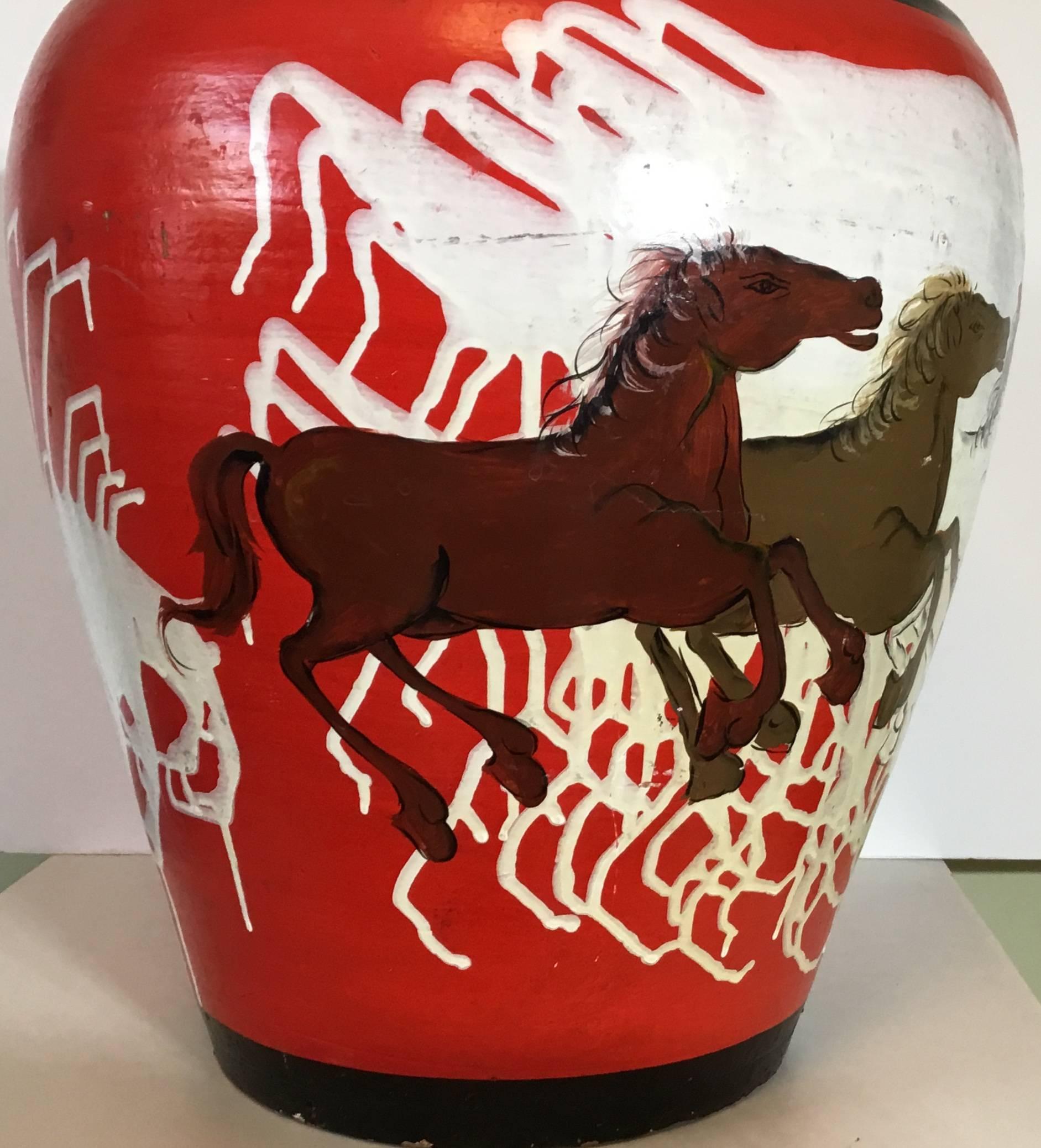 Hand-Painted Ceramic Vase 3