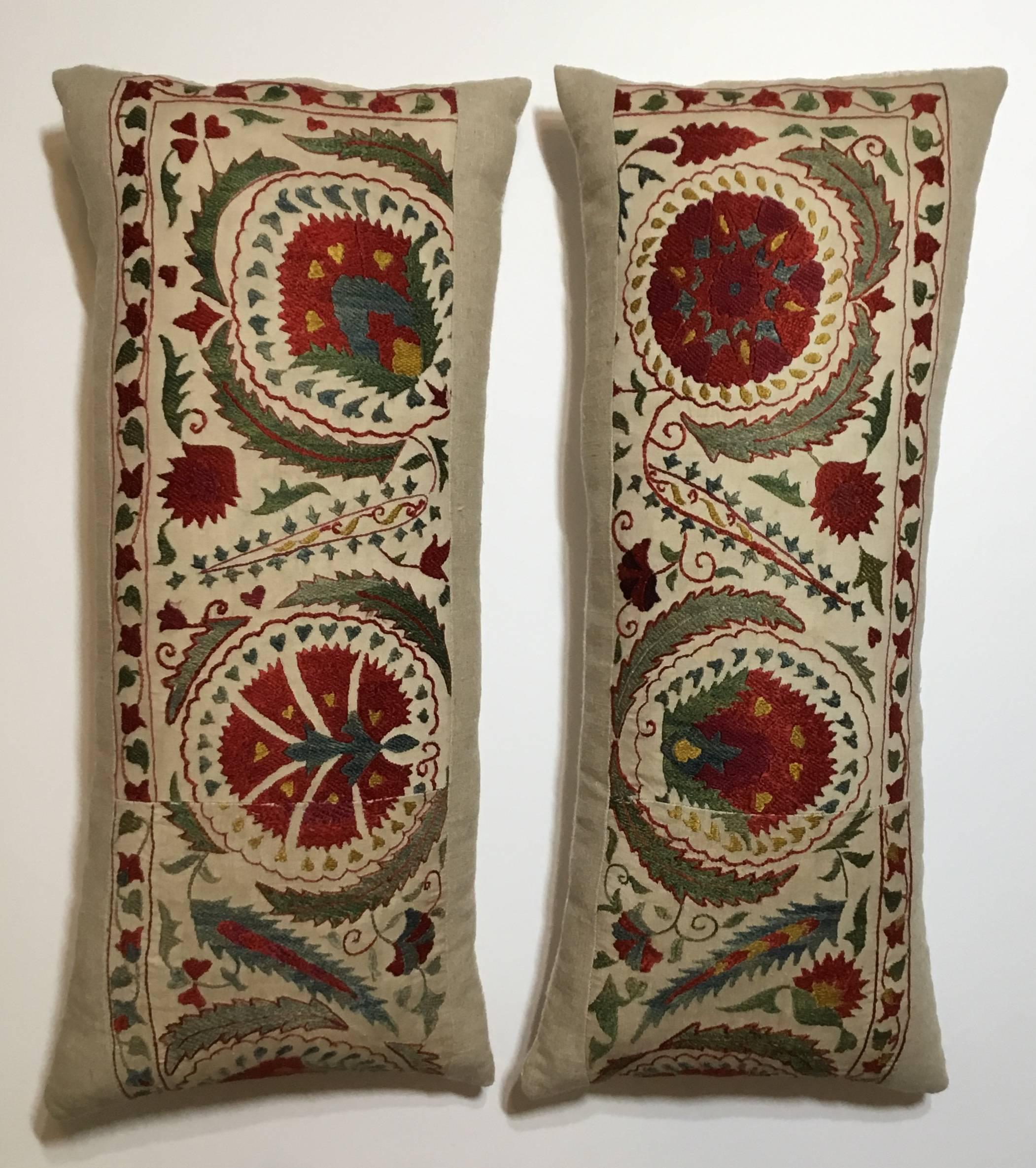 Pair of Suzani Pillows 1