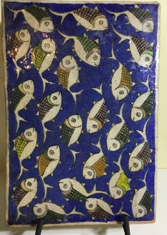 Vintage Ceramic Persian Tile