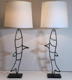 Pair of Copper Table Lamps