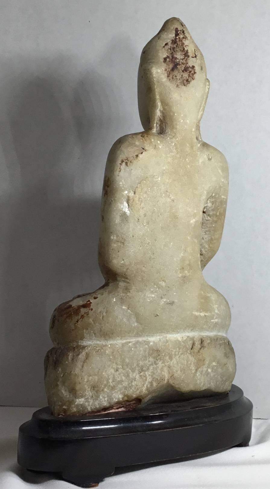 hand carved buddha