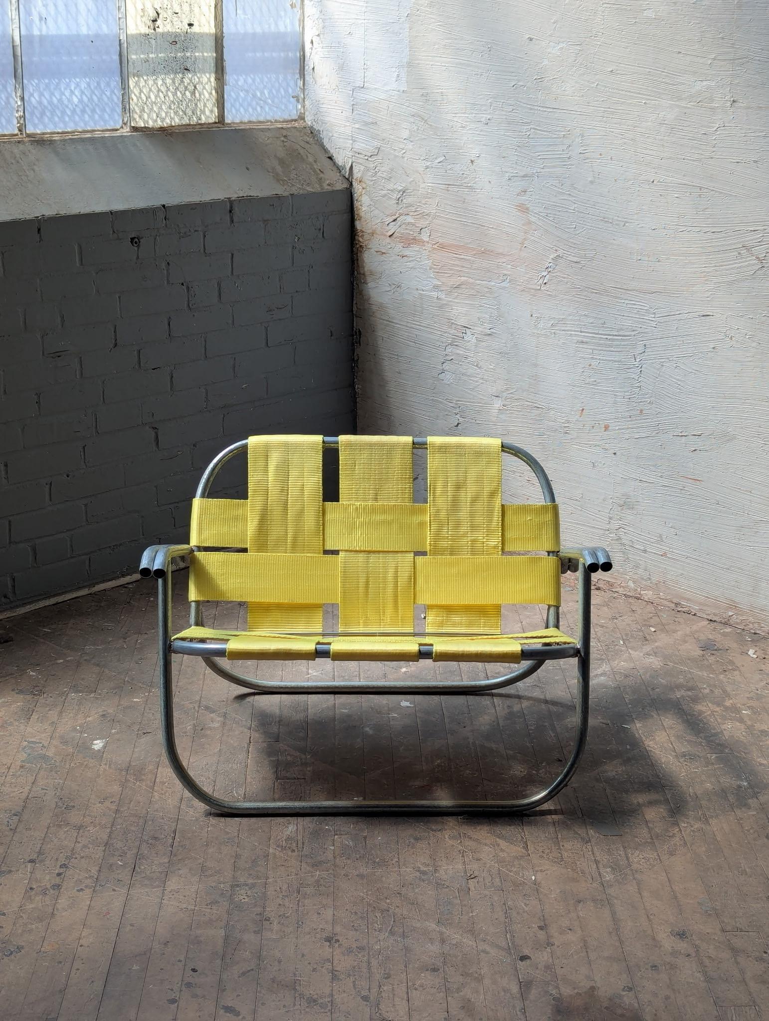 « The RAIR Chair », chaise d'appoint jaune d'artiste recyclé en résidence (RAIR) en vente 2
