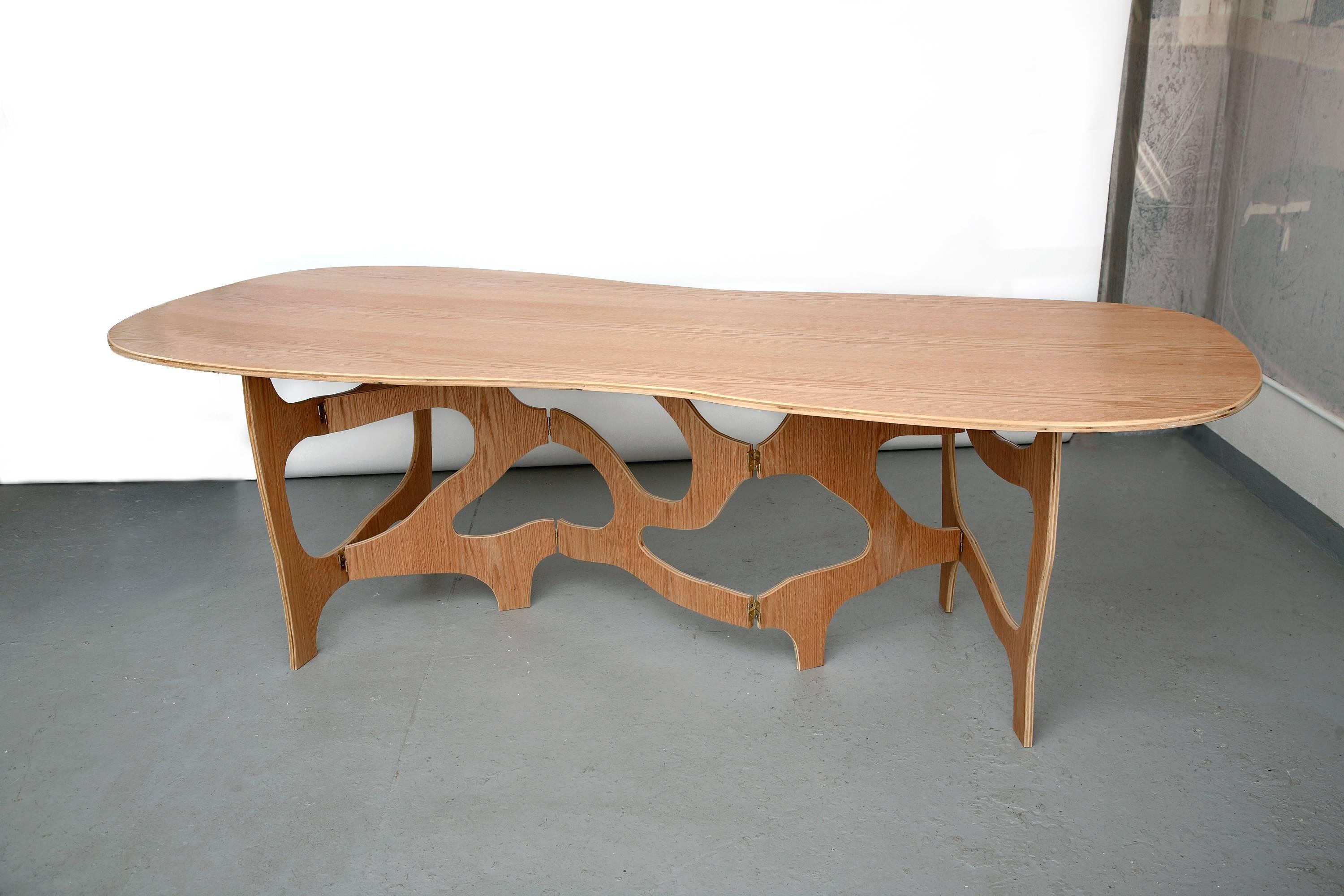French Sculpture Dining Table by Jacques Jarrige For Sale